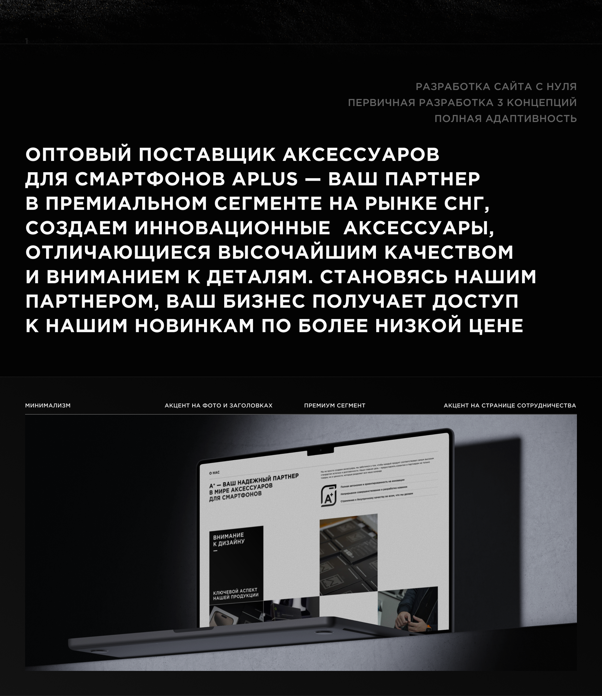 Разработка дизайна интернет-магазина APLUS — Изображение №2 — Интерфейсы, Брендинг на Dprofile