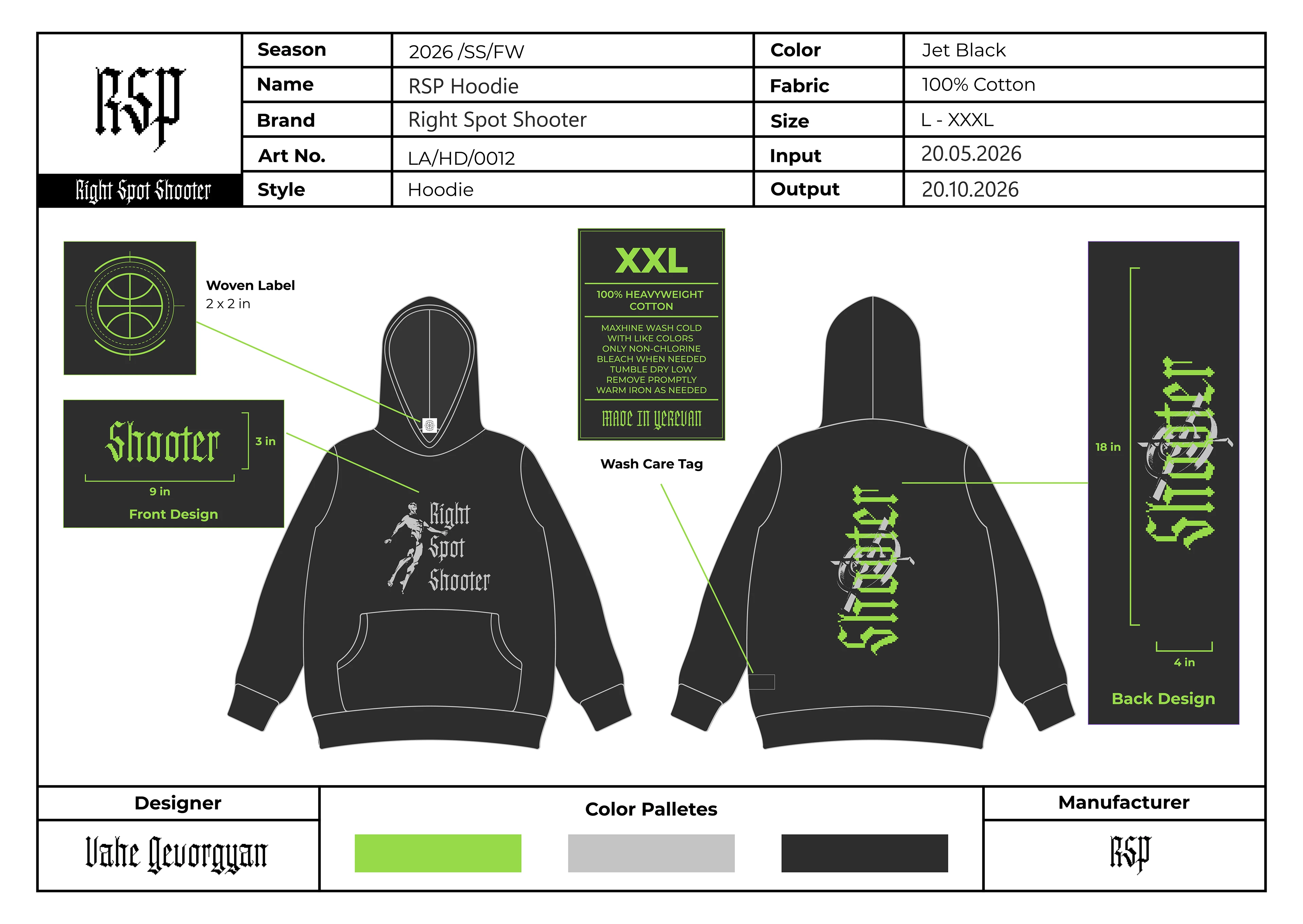 Right Spot Shooter Personal Fashion Brand Concept — Изображение №2 — Брендинг на Dprofile