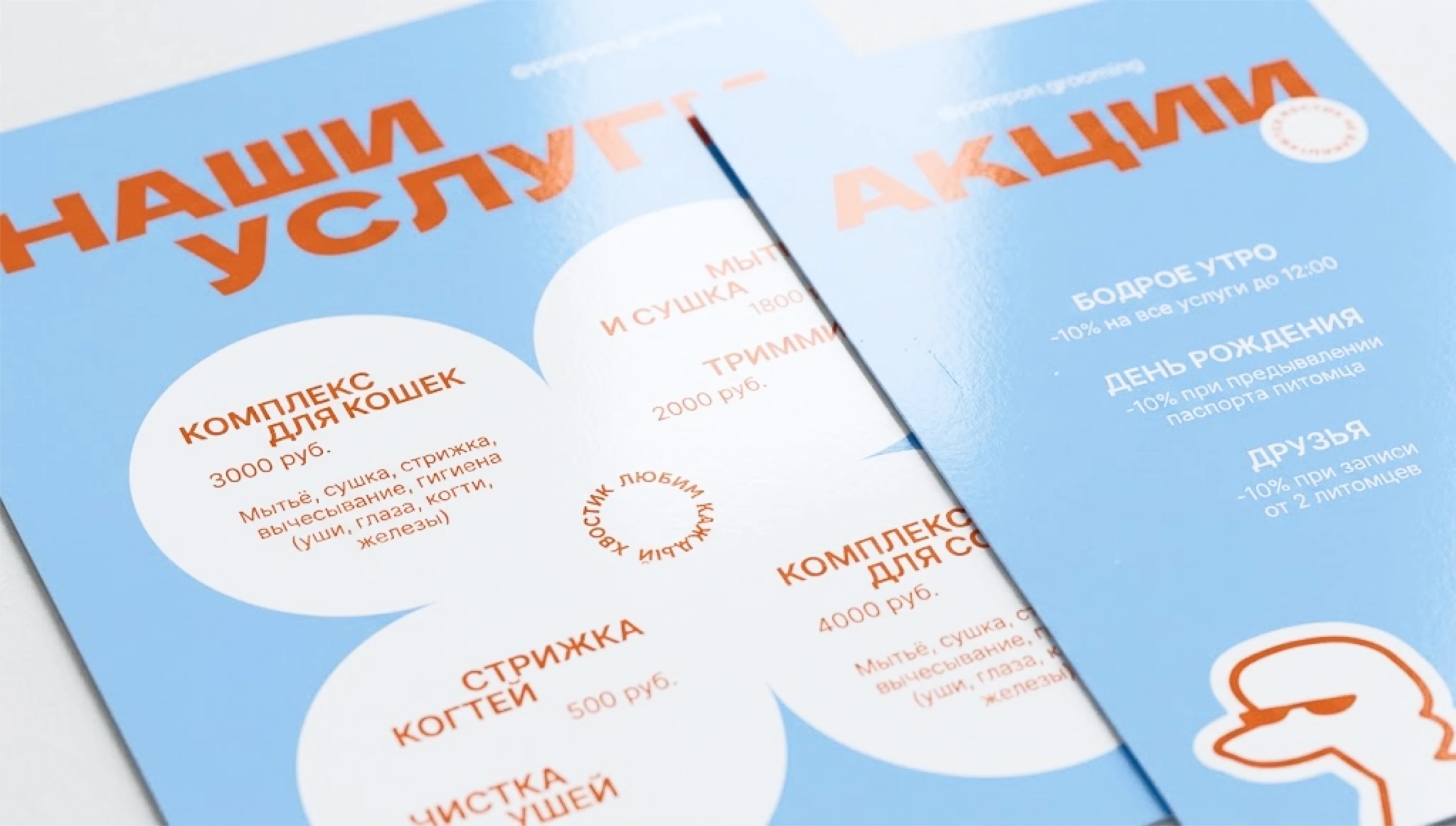 ФИРМЕННЫЙ СТИЛЬ ДЛЯ ГРУМИНГА — Изображение №3 — Брендинг на Dprofile