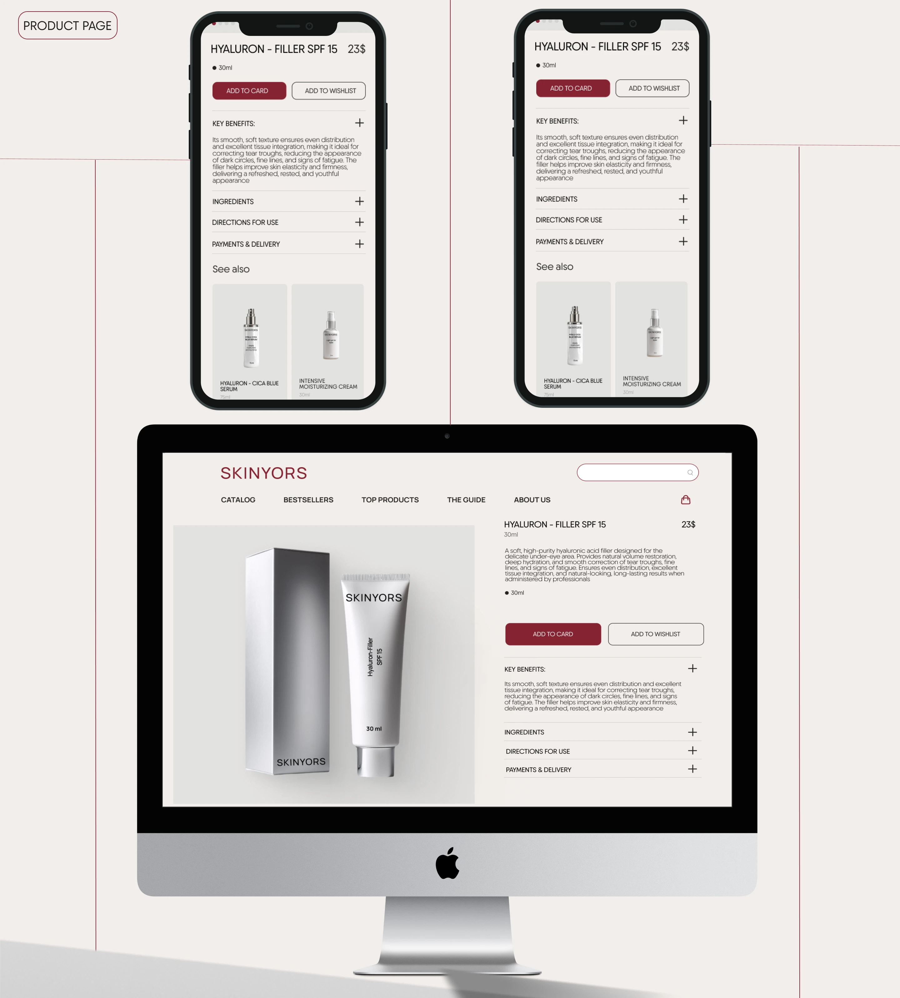 Cosmetics online-shop / Интернет-магазин косметики — Изображение №9 — Интерфейсы на Dprofile