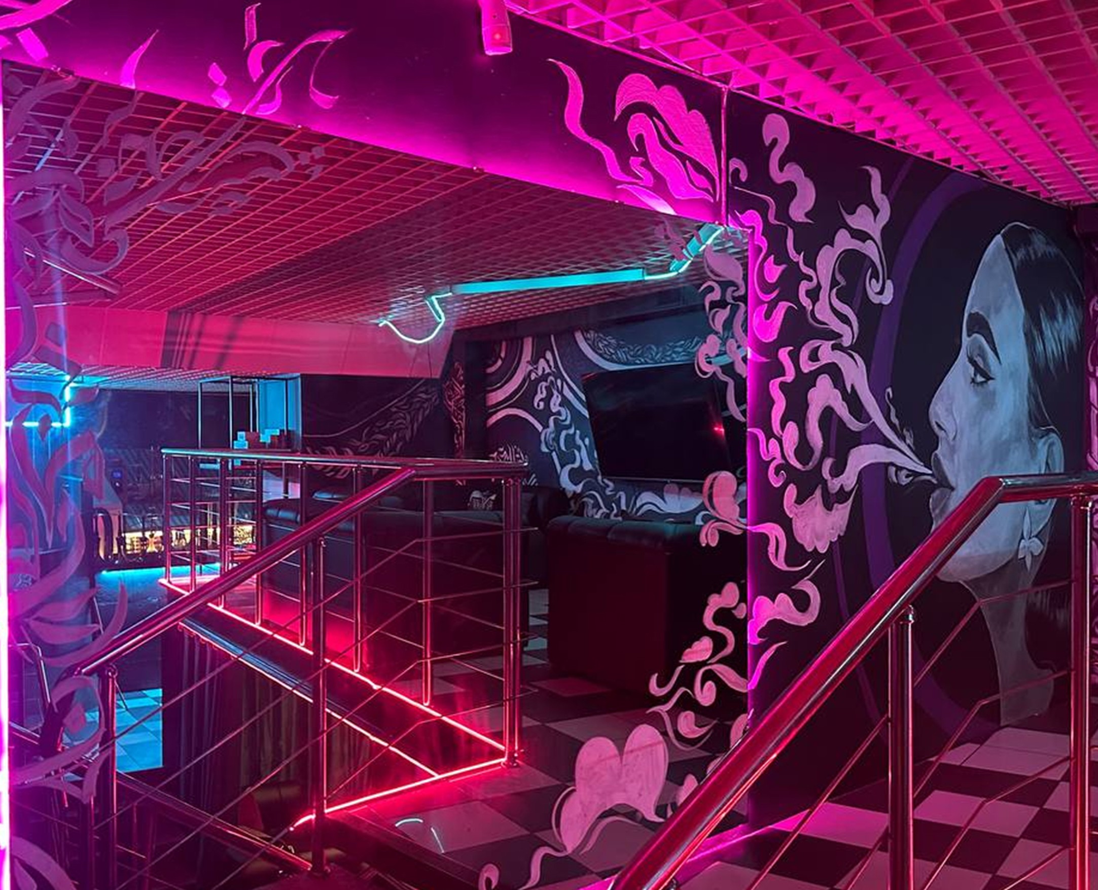 Интерьерная роспись стен для лаундж бара на Dprofile