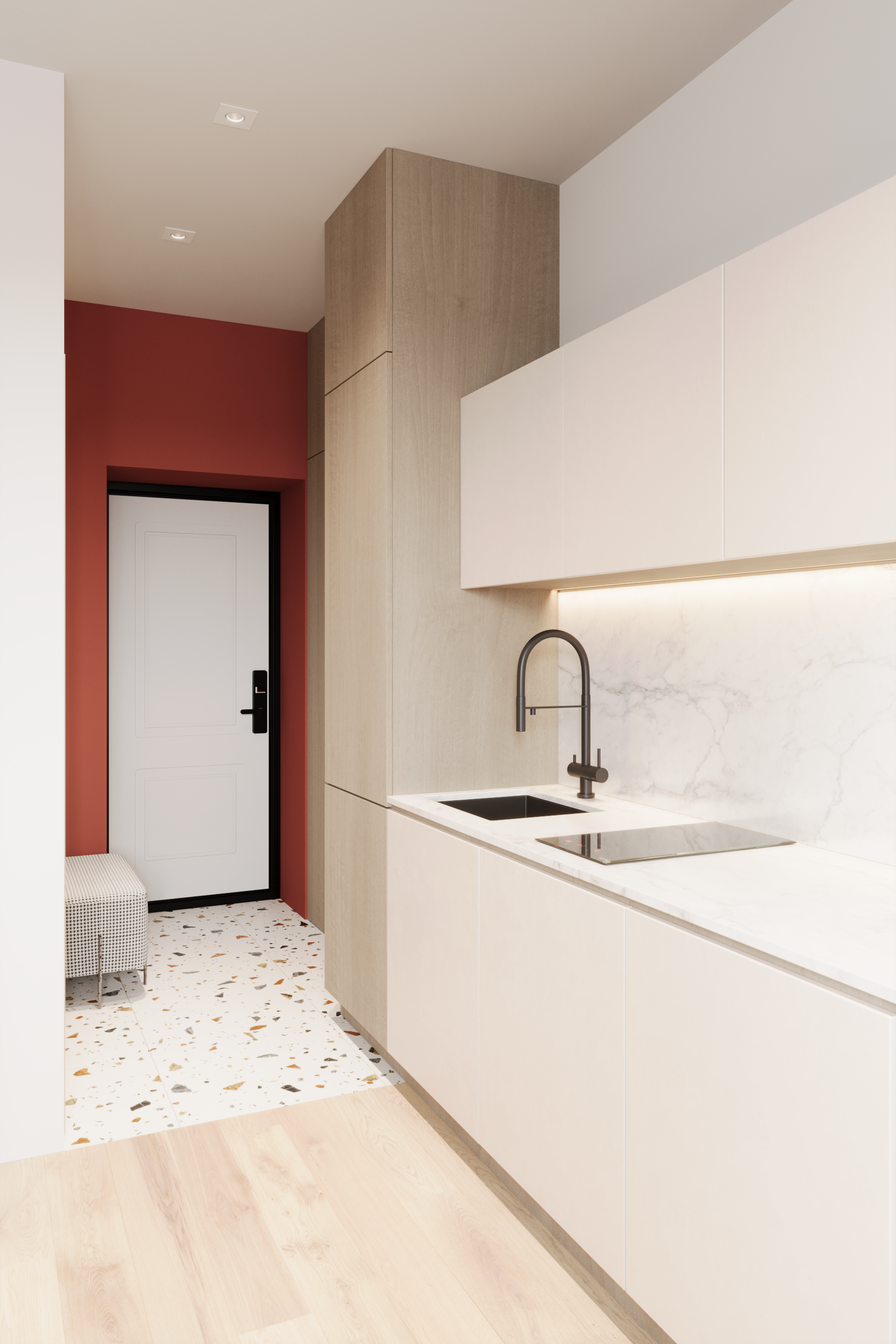 3D визуализация квартиры-студии — Изображение №7 — 3D на Dprofile