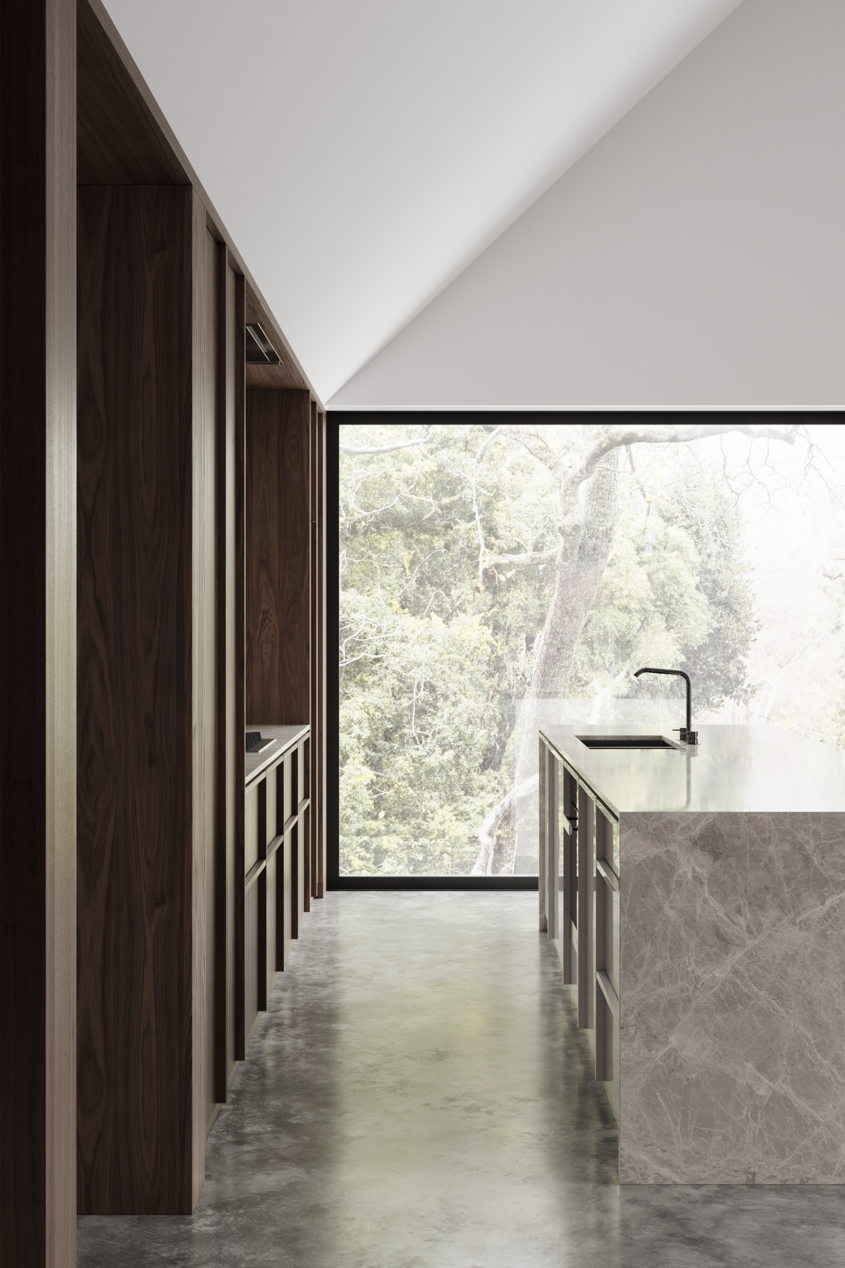 3Д визуализация гостиной с камином — Изображение №2 — 3D на Dprofile