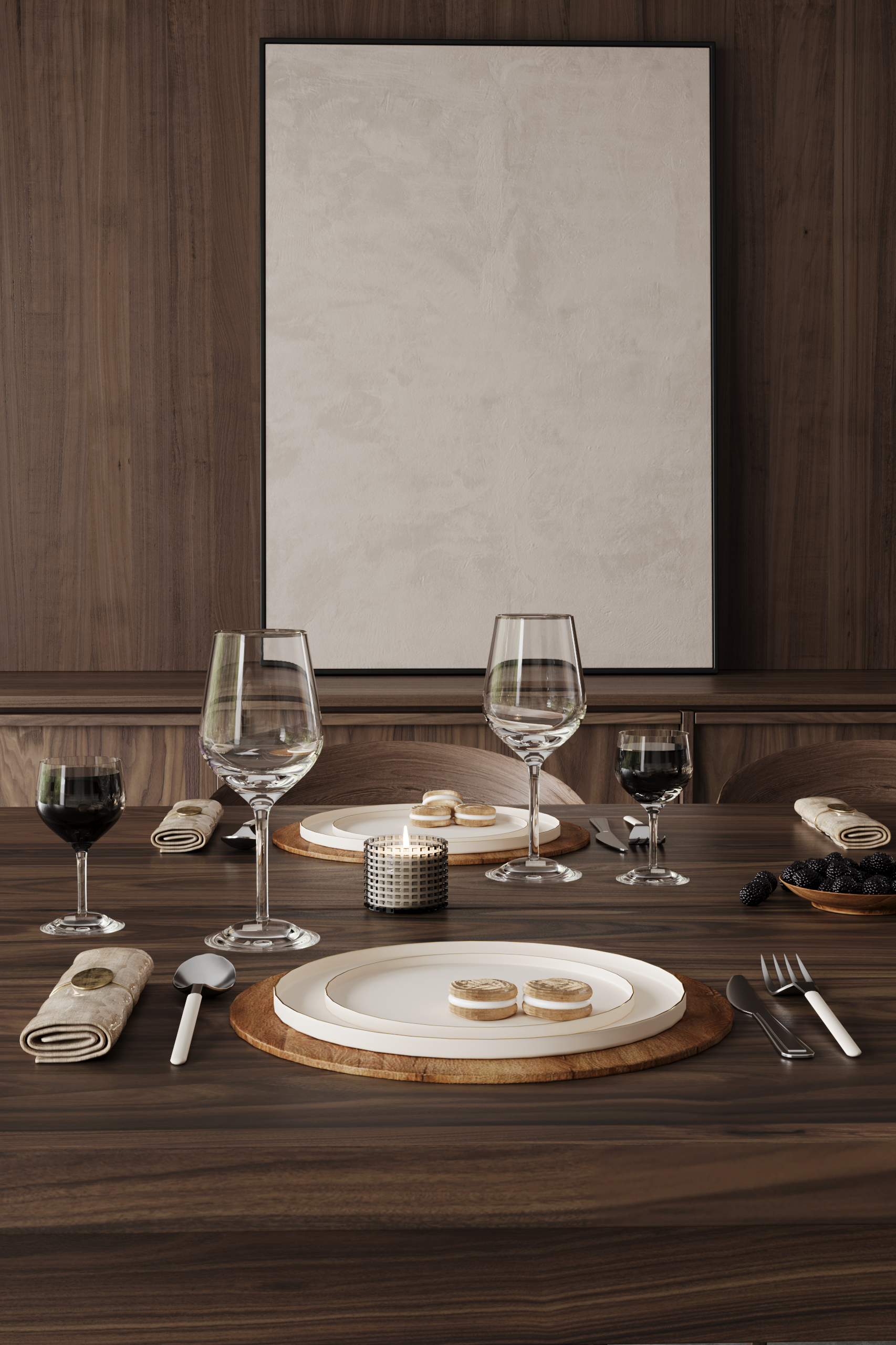 3Д визуализация гостиной с камином — Изображение №7 — 3D на Dprofile