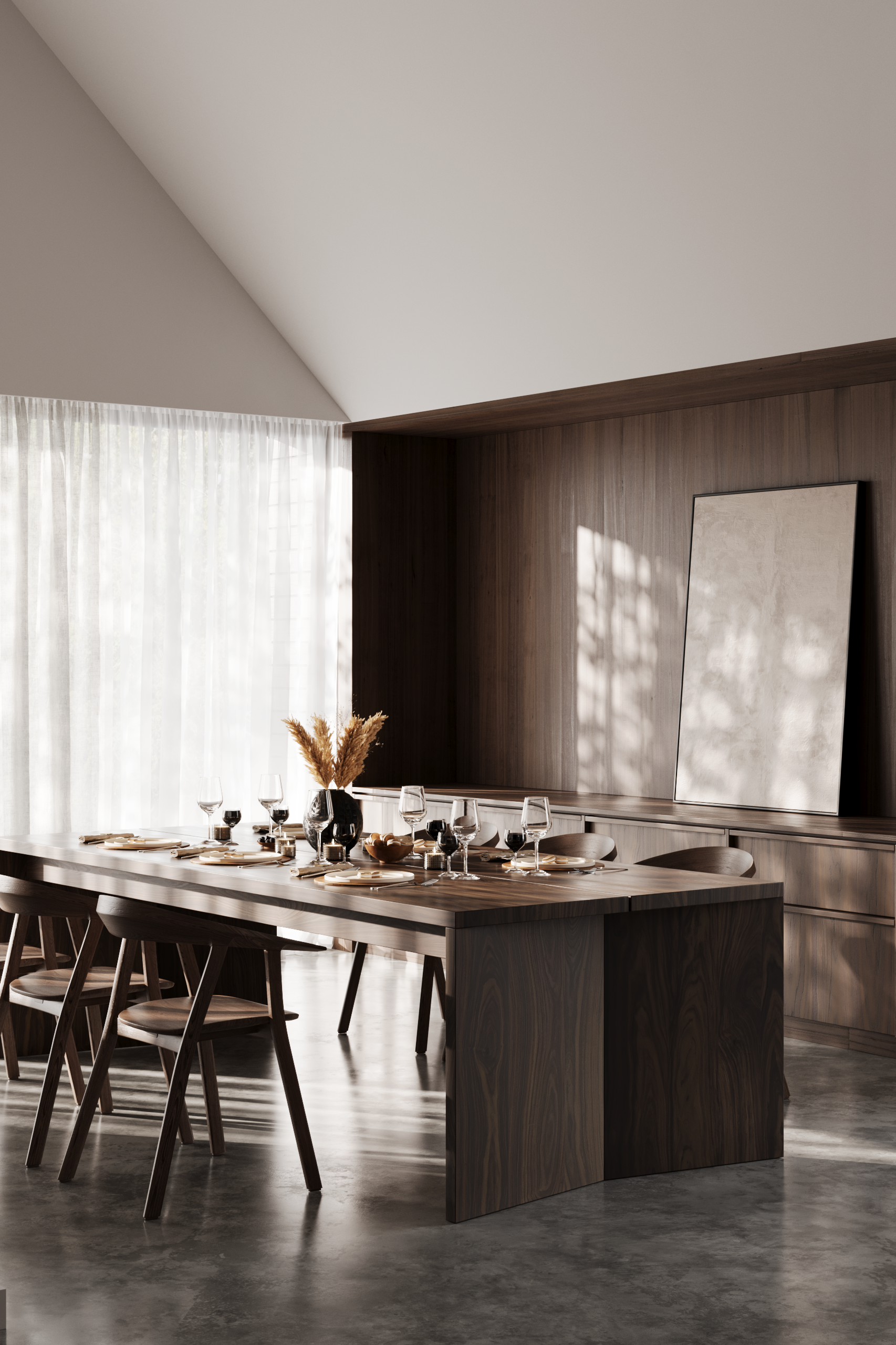 3Д визуализация гостиной с камином — Изображение №6 — 3D на Dprofile