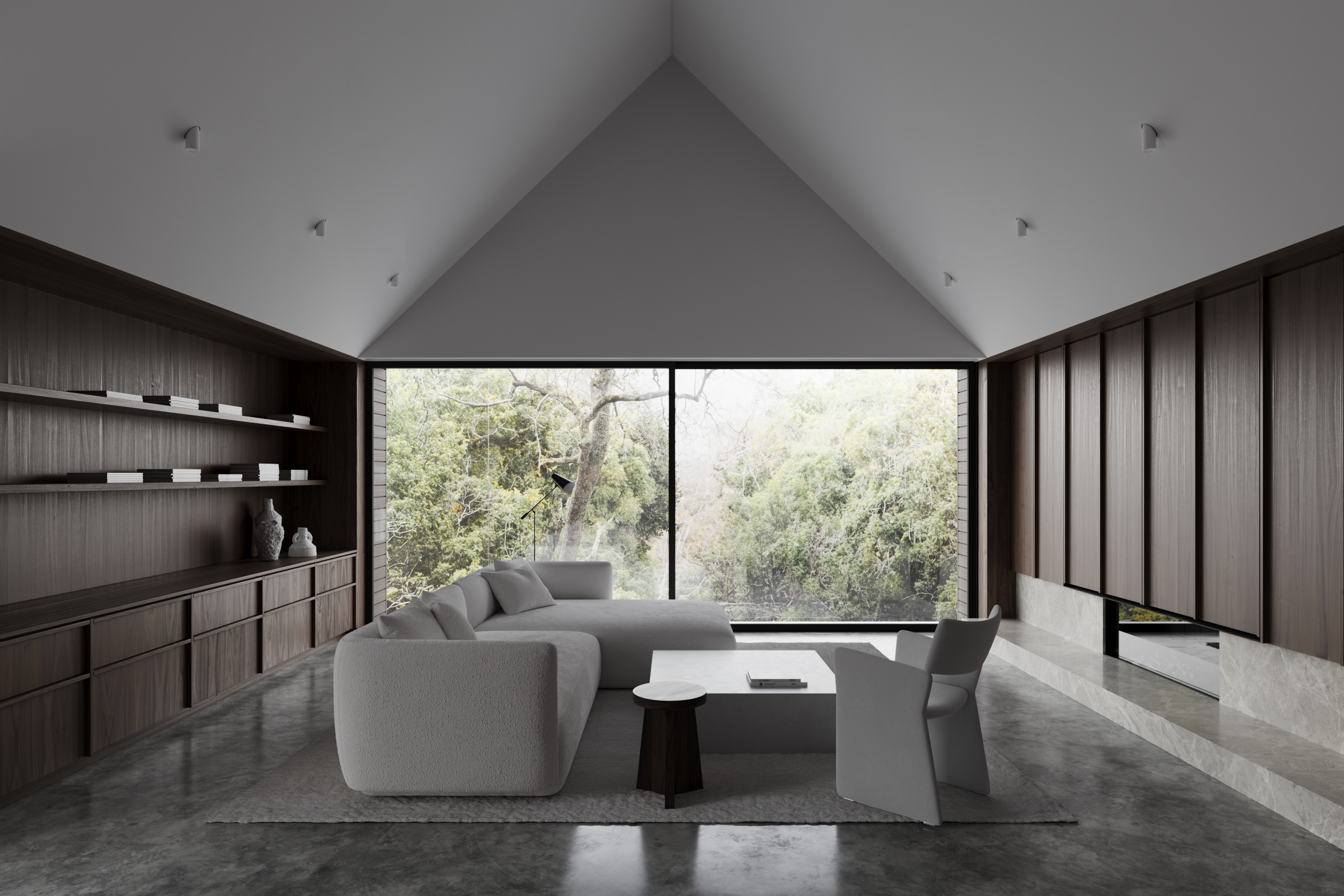 3Д визуализация гостиной с камином — Изображение №8 — 3D на Dprofile