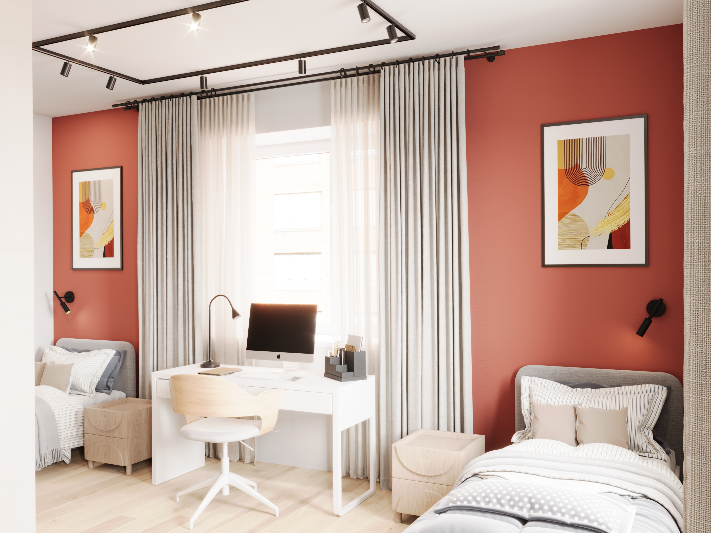 3D визуализация квартиры-студии — Изображение №6 — 3D на Dprofile