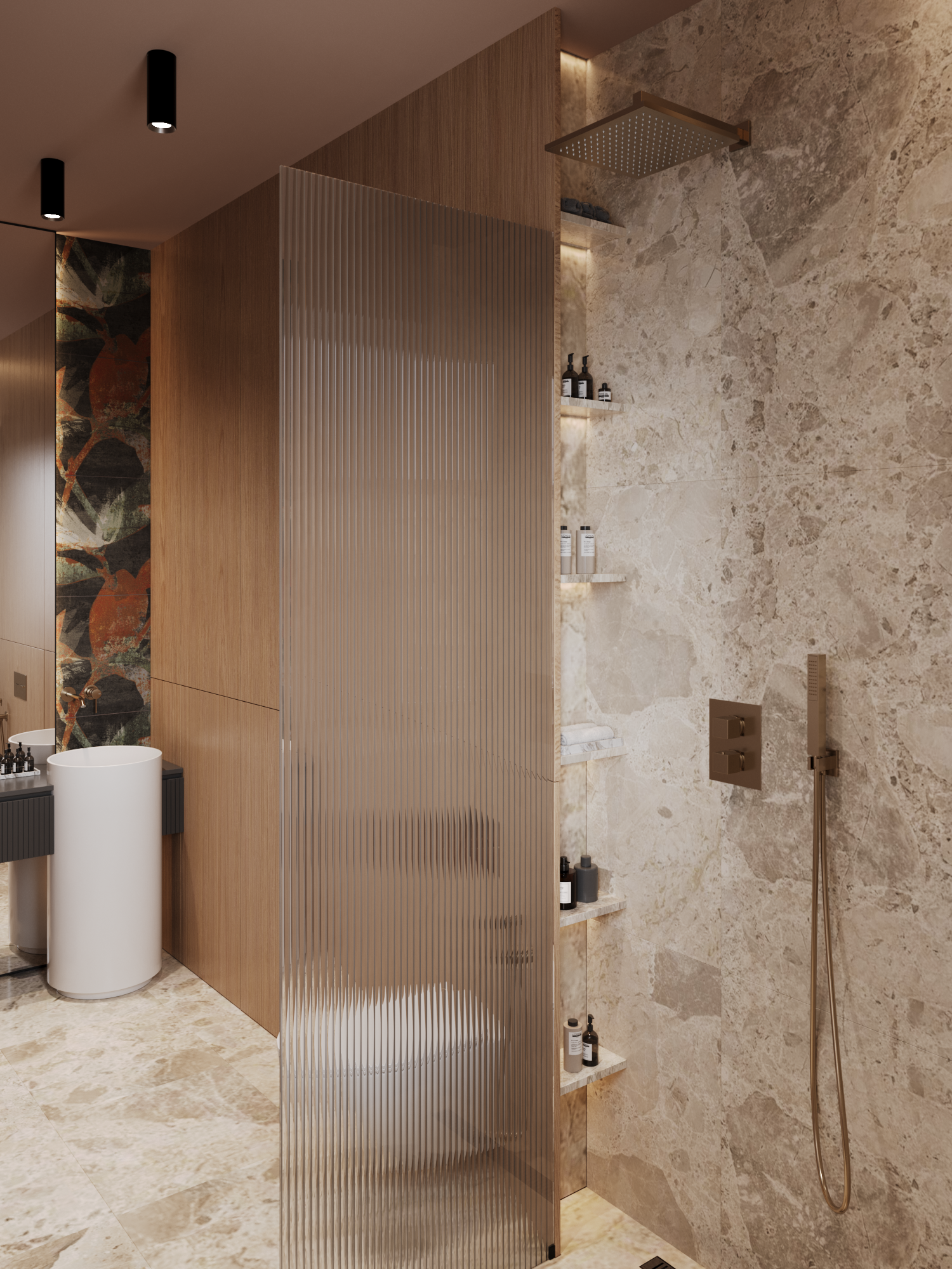 Bathroom interior visualization (визуализация интерьера санузла) — Изображение №3 — 3D на Dprofile