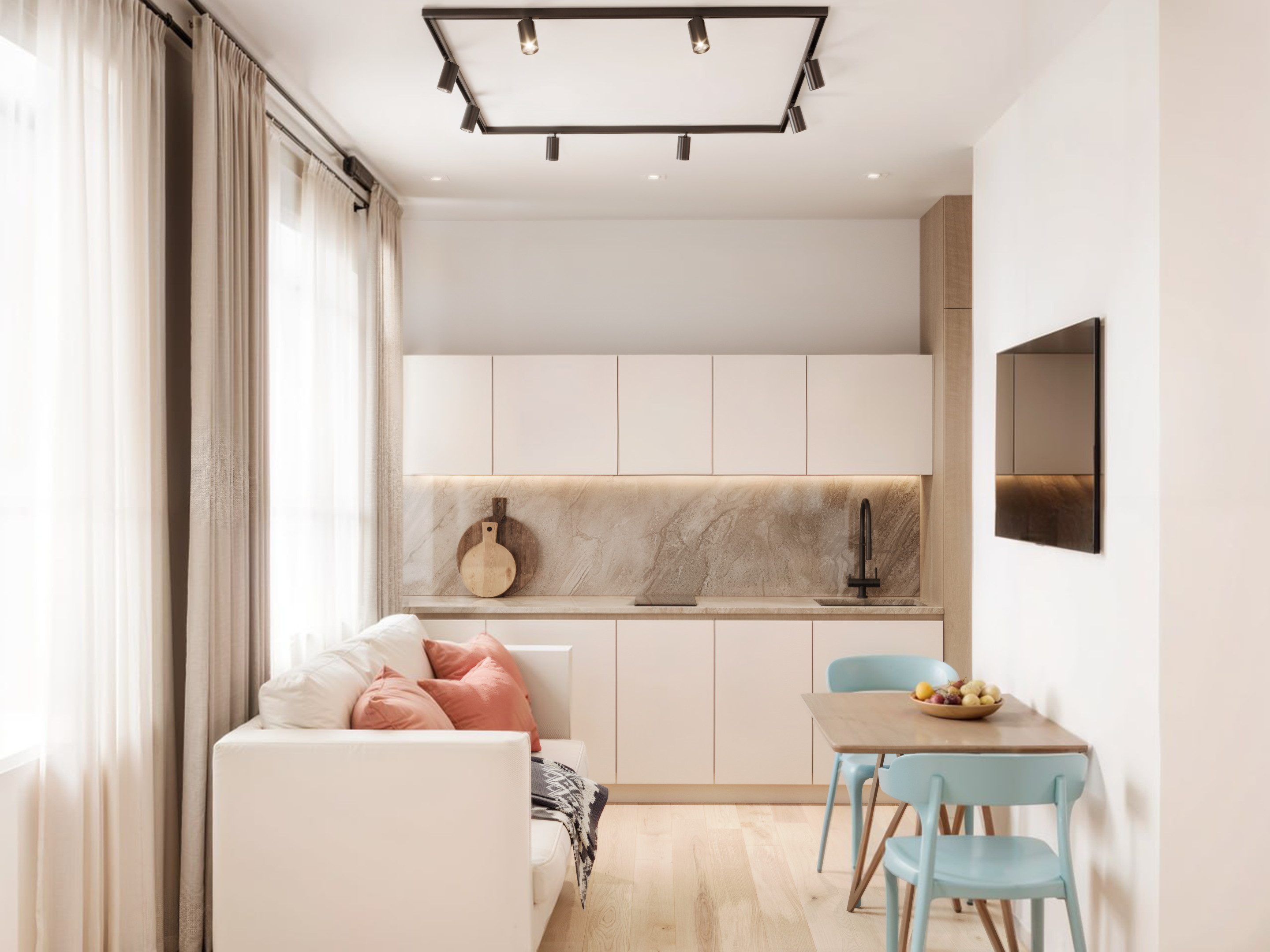 3D визуализация квартиры-студии — Изображение №5 — 3D на Dprofile