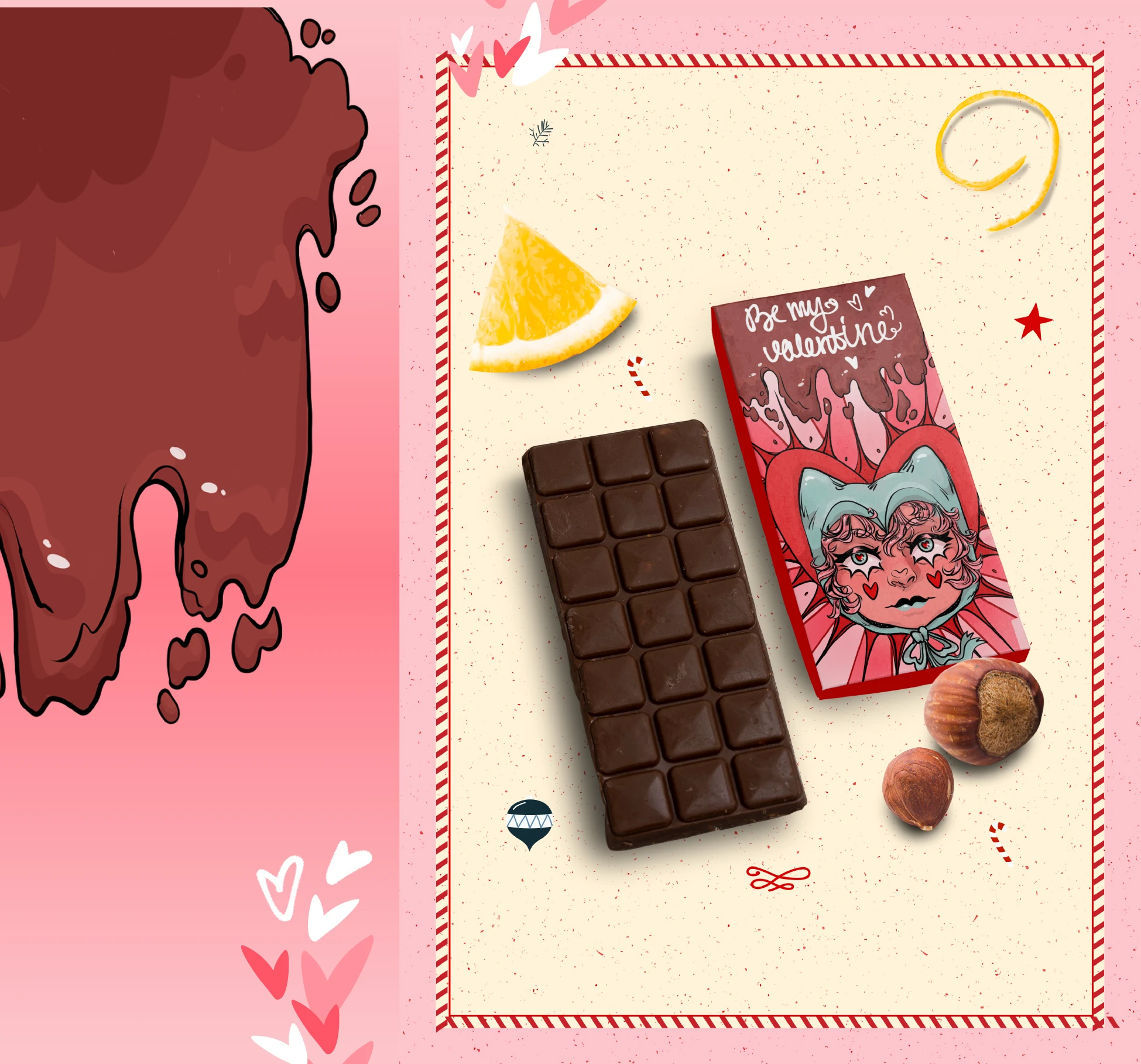 ШокоВалентинка (дизайн упаковки) — Изображение №3 — Брендинг, Иллюстрация на Dprofile