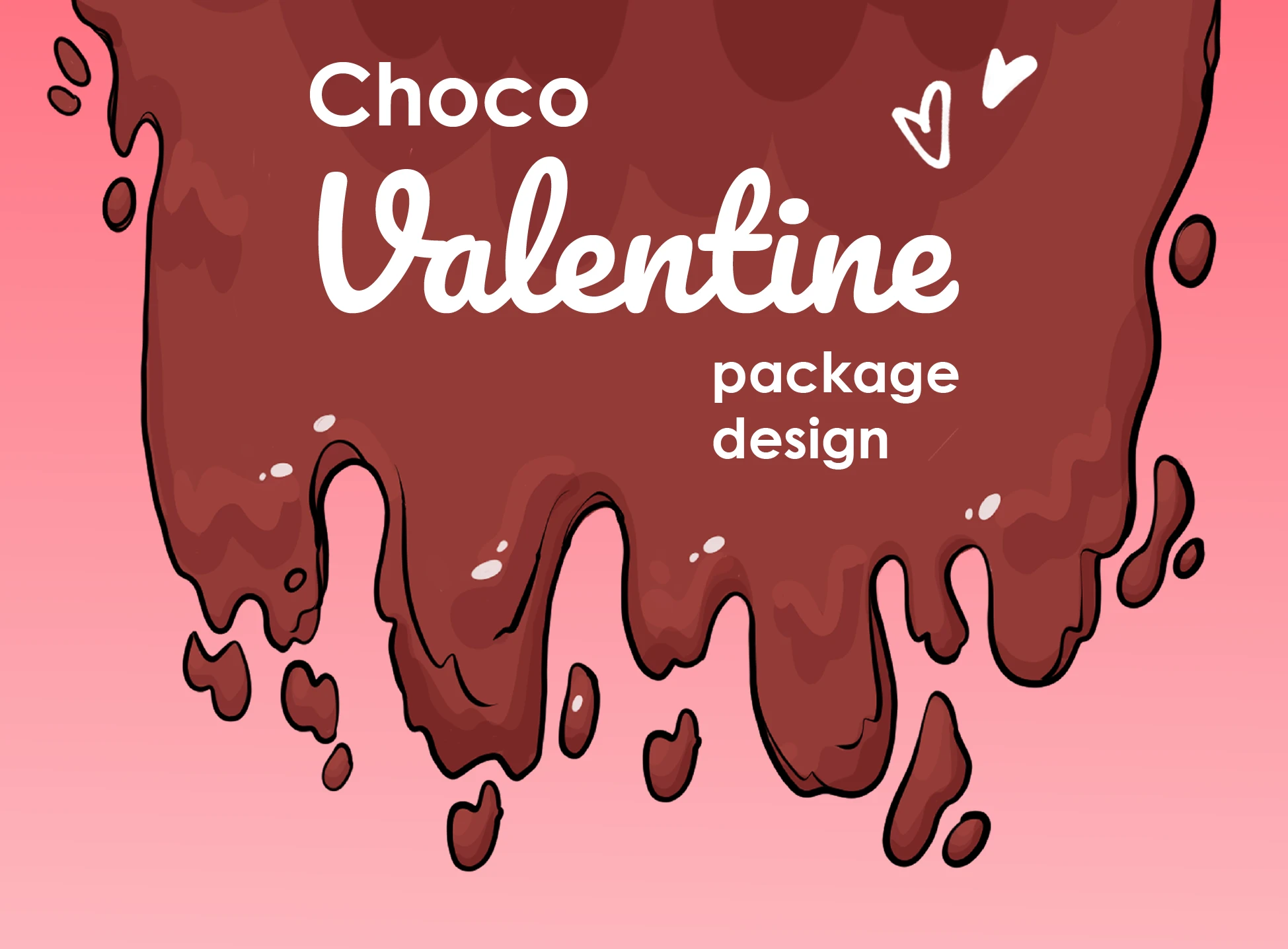 ШокоВалентинка (дизайн упаковки) — Изображение №1 — Брендинг, Иллюстрация на Dprofile