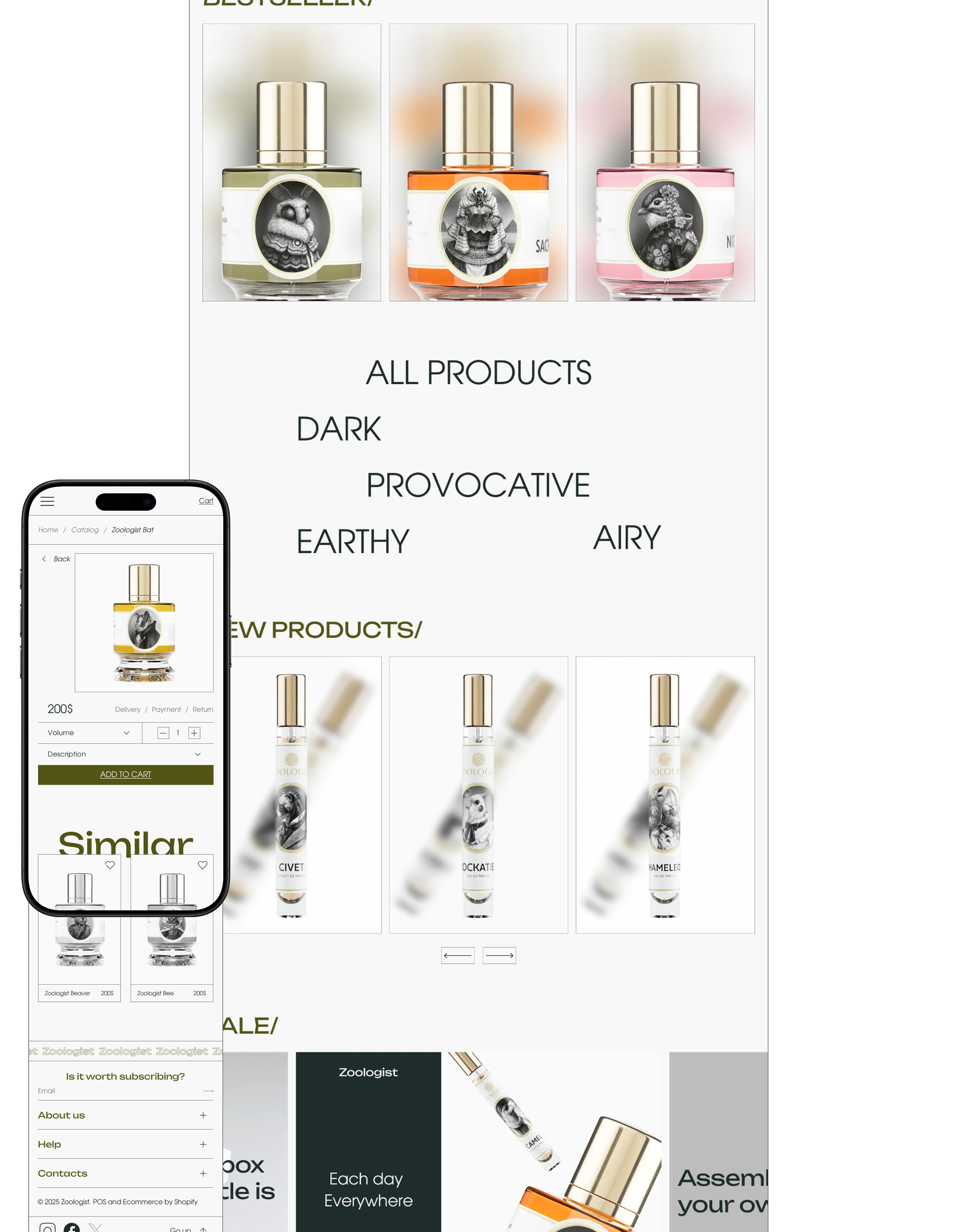 Zoologist / online store — Изображение №6 — Интерфейсы, Брендинг на Dprofile