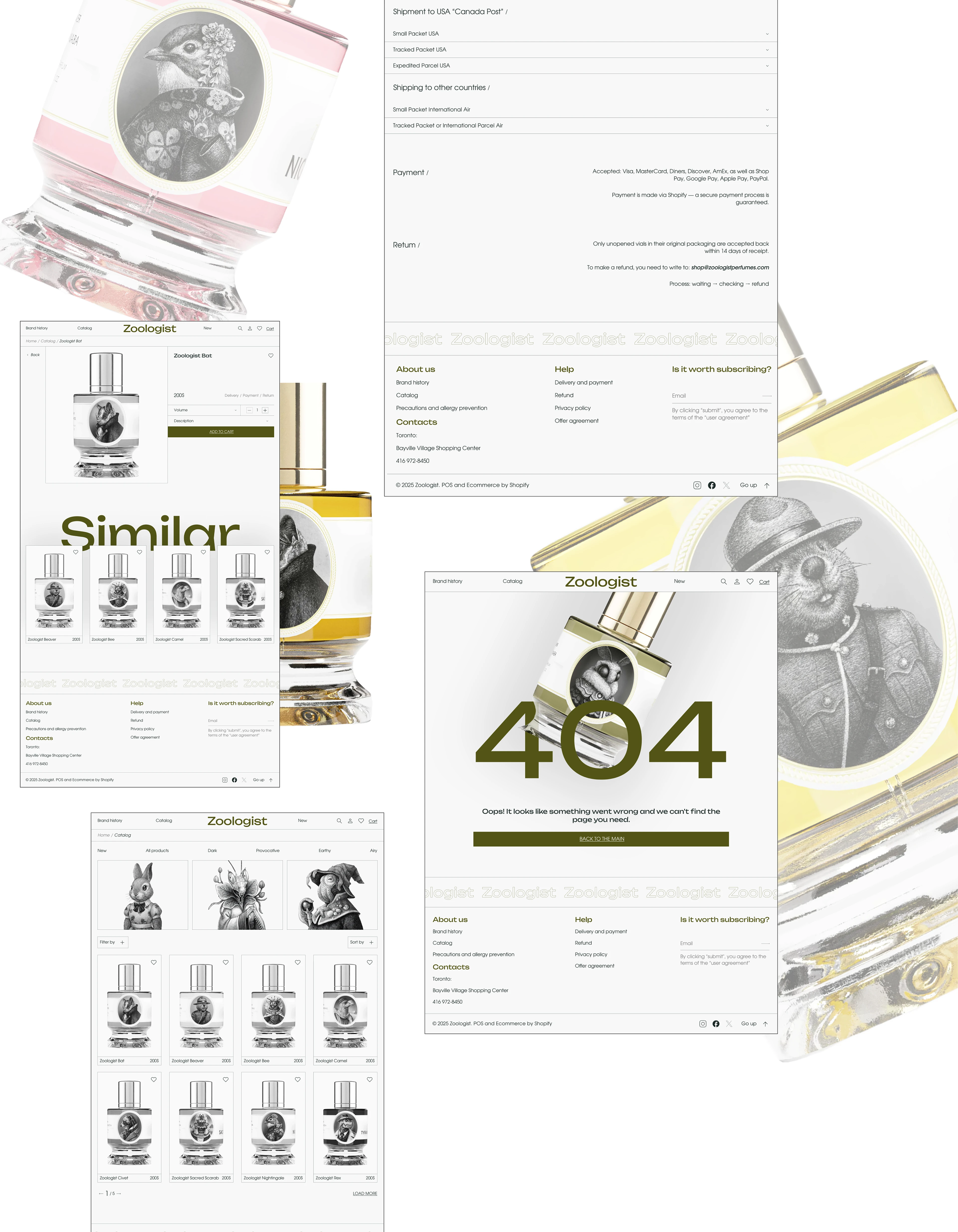 Zoologist / online store — Изображение №8 — Интерфейсы, Брендинг на Dprofile