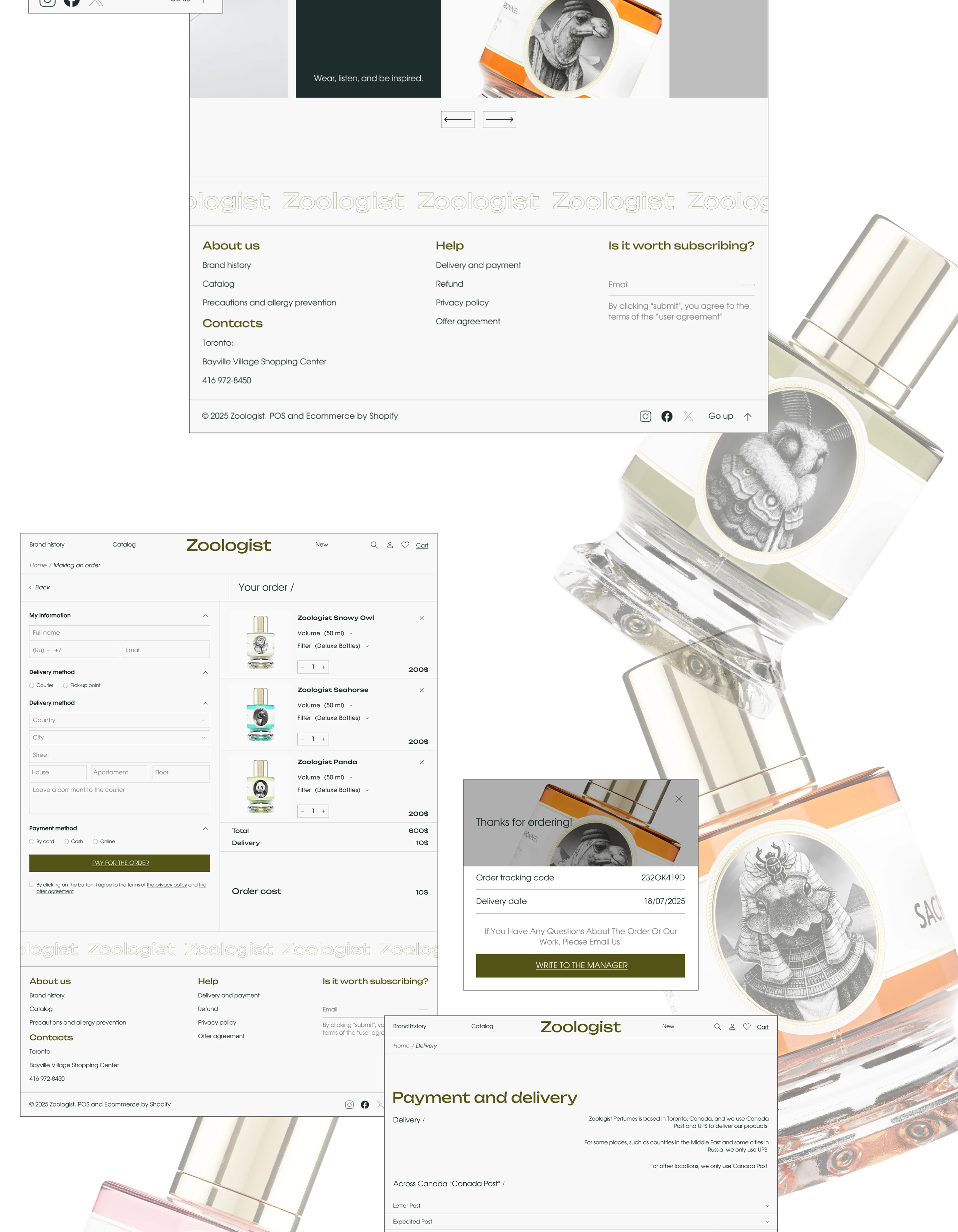 Zoologist / online store — Изображение №7 — Интерфейсы, Брендинг на Dprofile