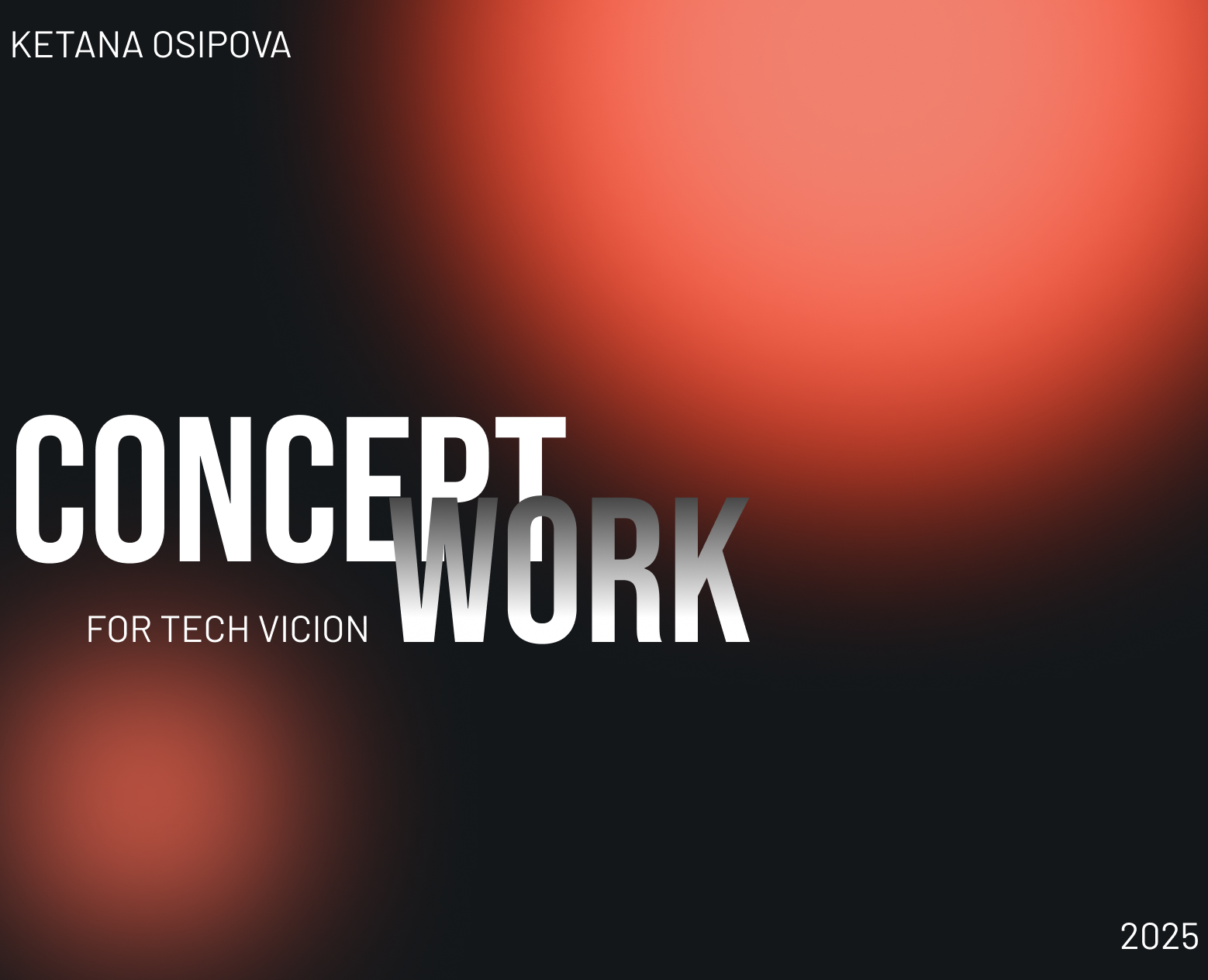 Poster TECH VICION — Брендинг на Dprofile