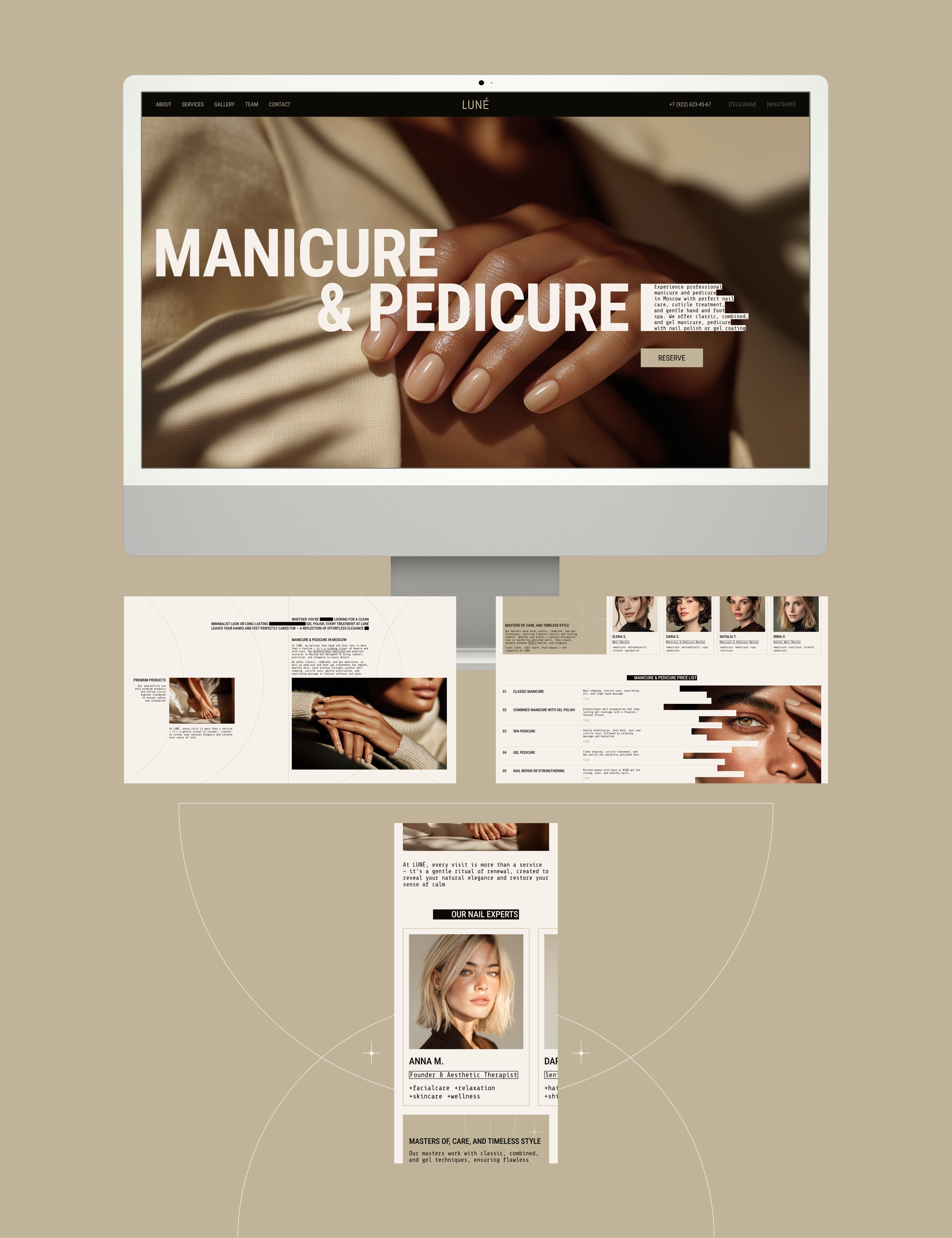 Beauty studio | Web design — Изображение №7 — Интерфейсы на Dprofile