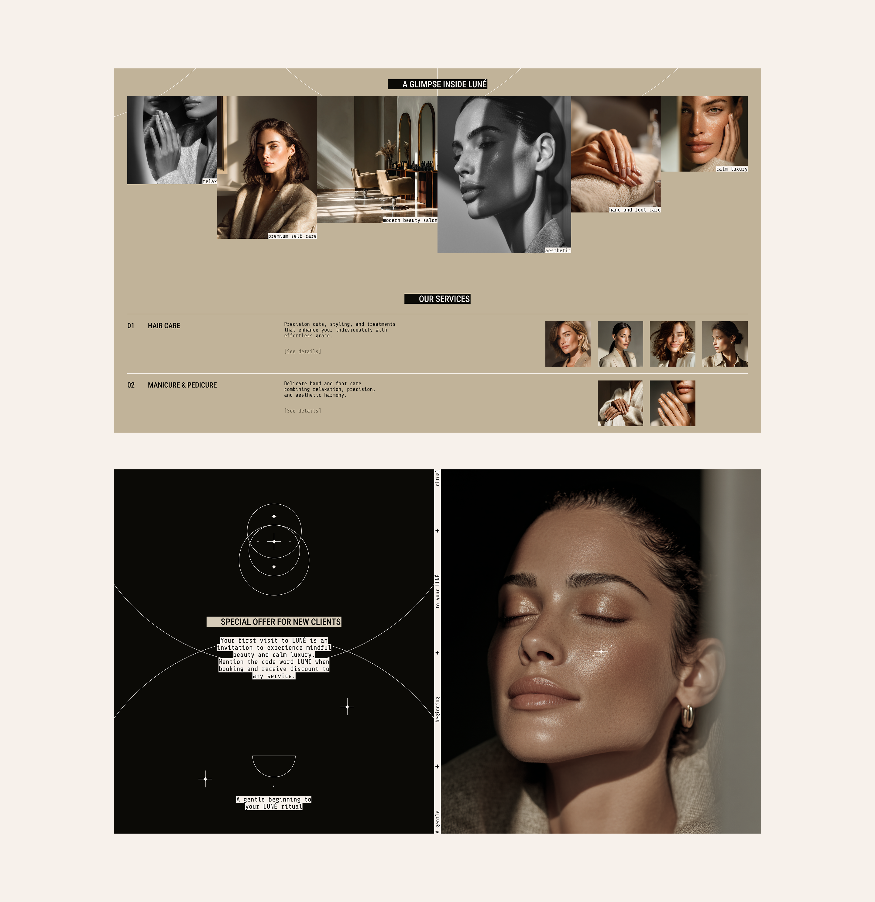 Beauty studio | Web design — Изображение №4 — Интерфейсы на Dprofile