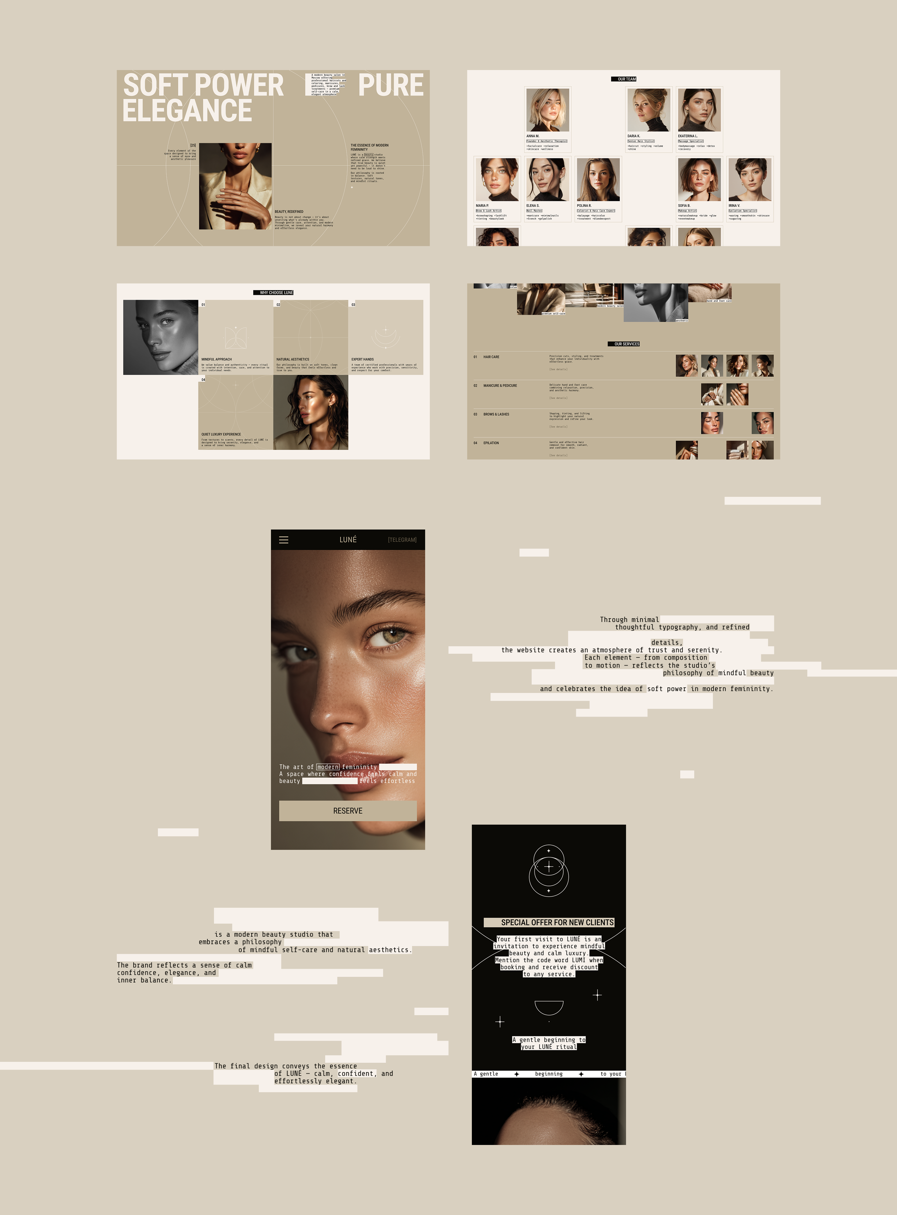 Beauty studio | Web design — Изображение №5 — Интерфейсы на Dprofile