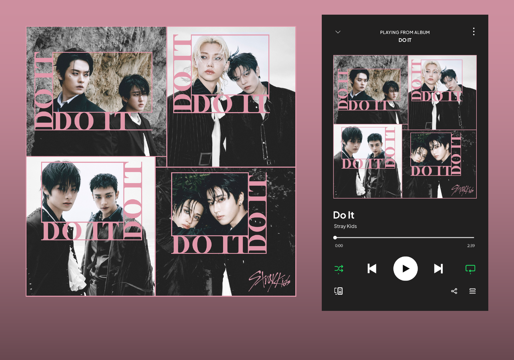 DO IT album cover Visible grid ver — Изображение №3 — Графика на Dprofile