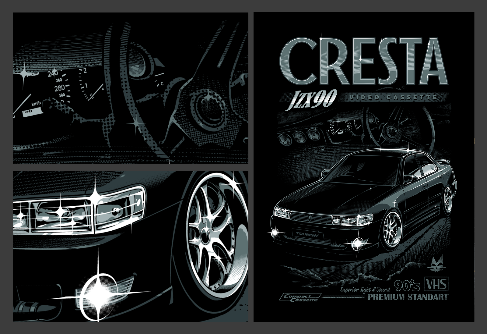 EXHAUST WEAR - мерч — Изображение №10 — Брендинг, Иллюстрация на Dprofile