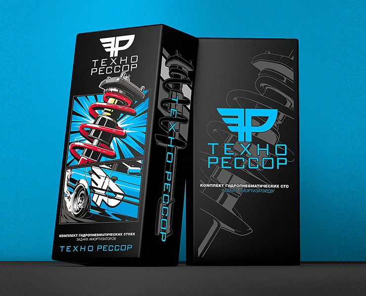 Упаковка «Технорессор» — Брендинг, Промдизайн на Dprofile