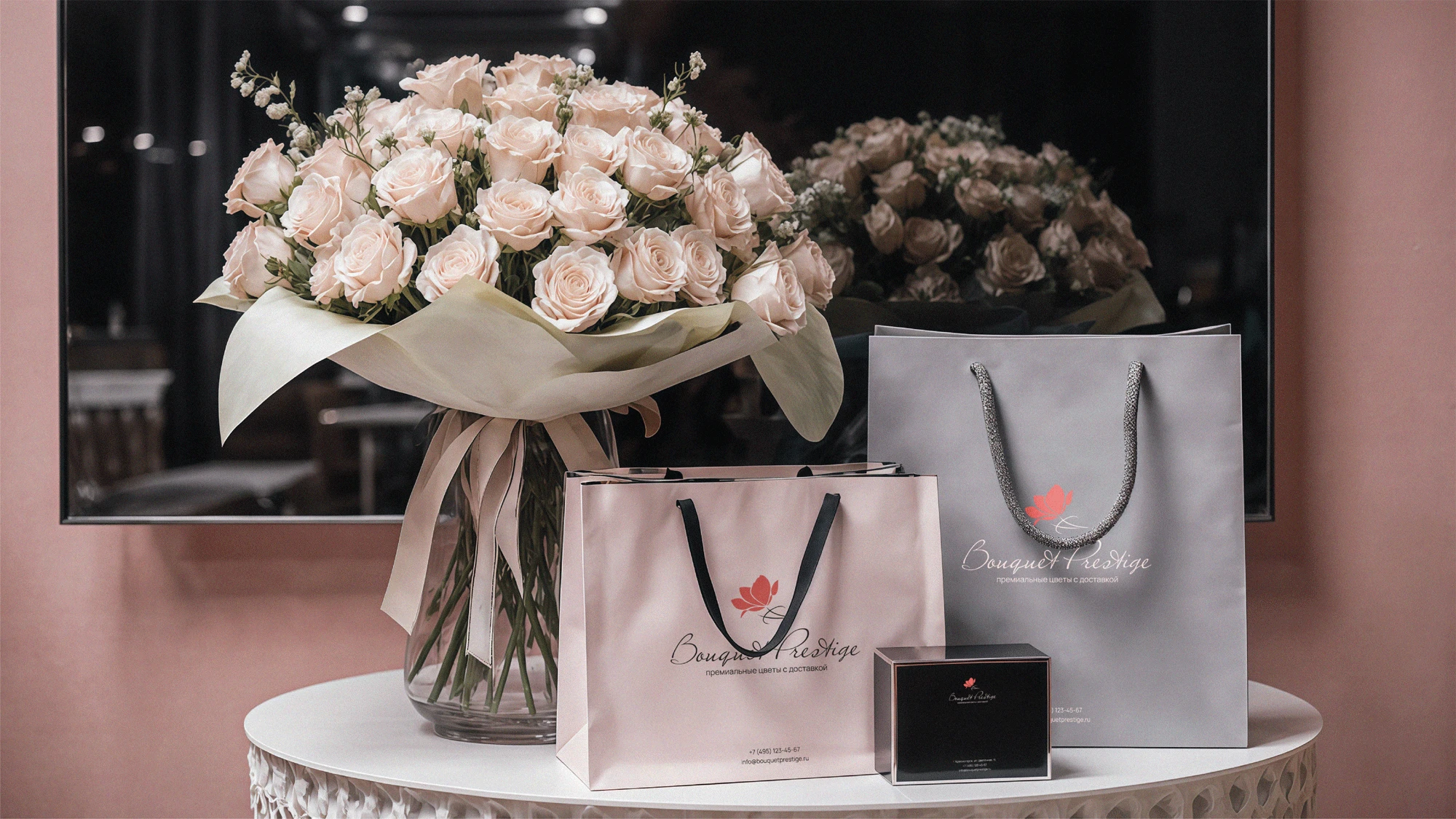 Логотип и фирменный стиль для сервиса доставки цветов — Изображение №11 — Брендинг на Dprofile