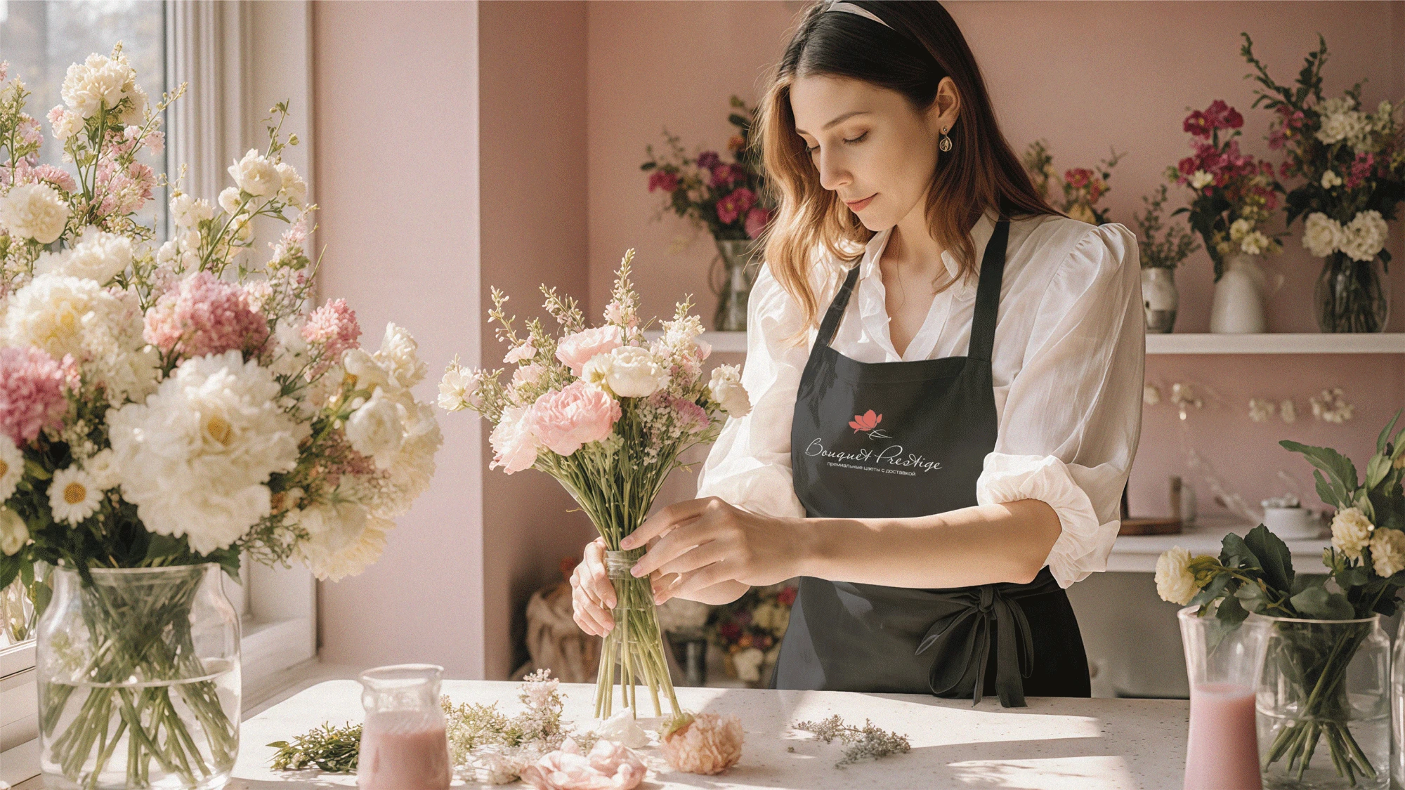 Логотип и фирменный стиль для сервиса доставки цветов — Изображение №9 — Брендинг на Dprofile