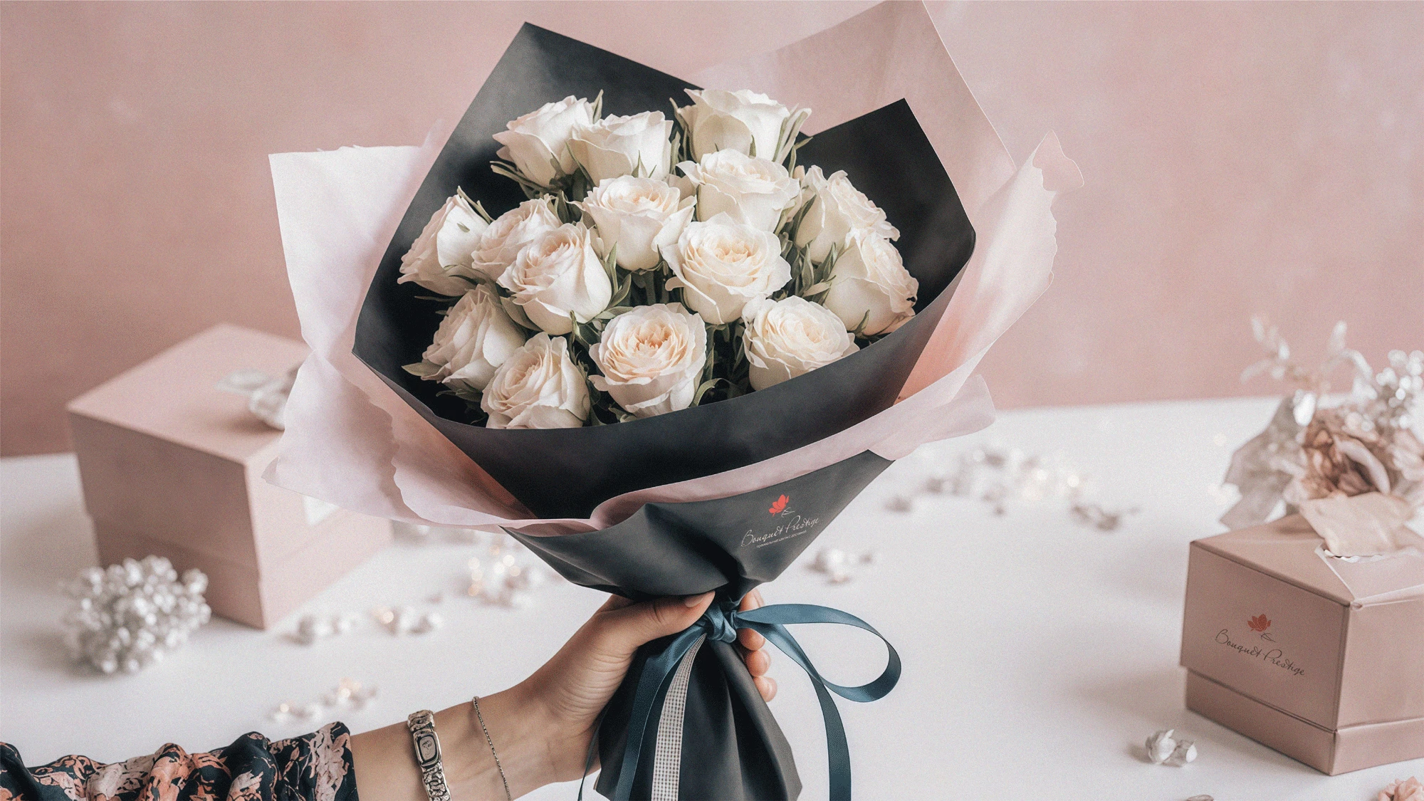 Логотип и фирменный стиль для сервиса доставки цветов — Изображение №17 — Брендинг на Dprofile