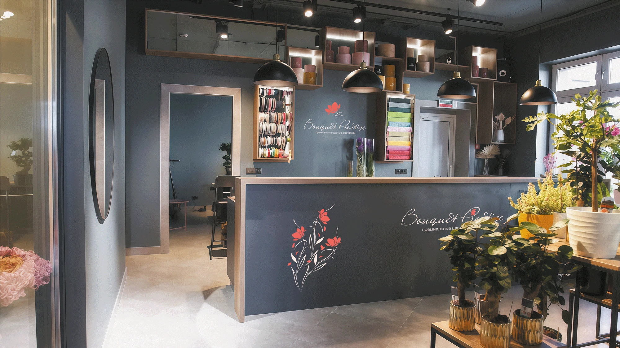 Логотип и фирменный стиль для сервиса доставки цветов — Изображение №8 — Брендинг на Dprofile