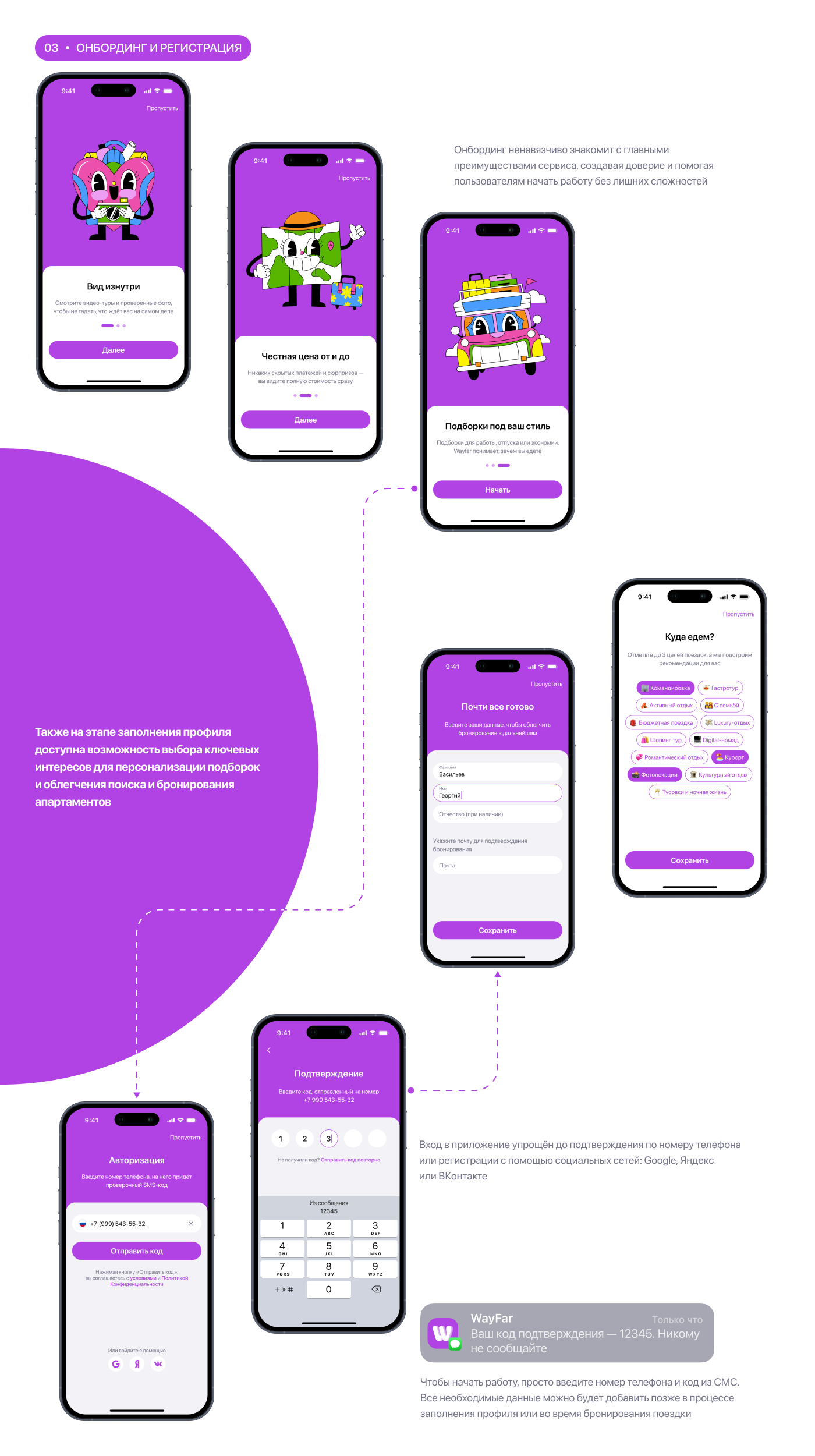 WAYFAR | Travel Booking Mobile App | UХ/UI Design — Изображение №5 — Интерфейсы на Dprofile