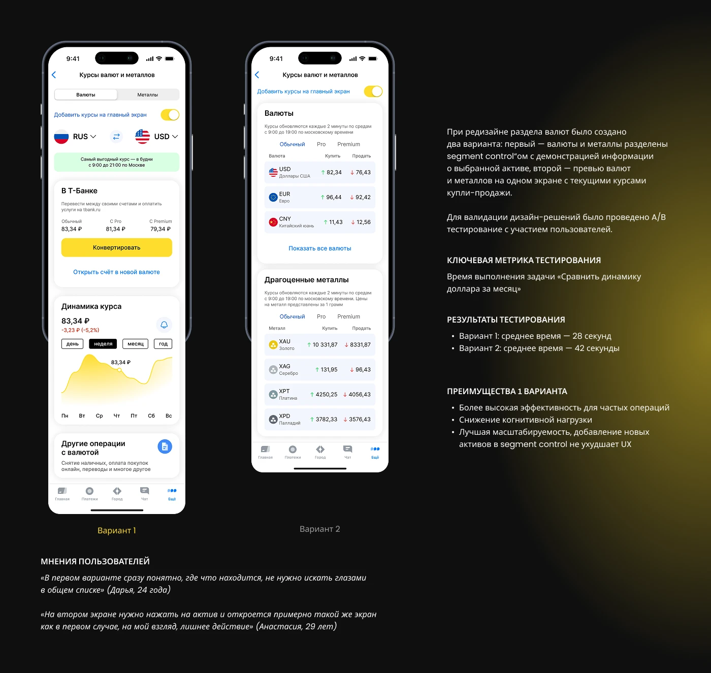 Редизайн раздела валют Т-Банк | Mobile UI/UX Redesign — Изображение №13 — Интерфейсы на Dprofile