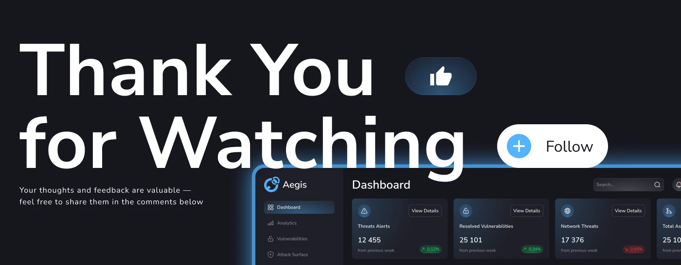 Aegis — B2B SaaS Cybersecurity Dashboard | UX/UI Design — Изображение №18 — Интерфейсы на Dprofile