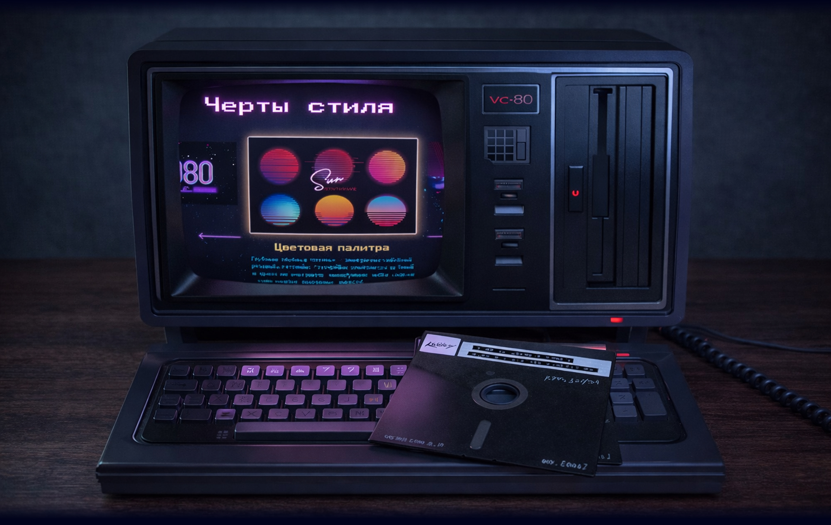 Retrowave — Webinar Landing — Изображение №5 — Интерфейсы, Брендинг на Dprofile