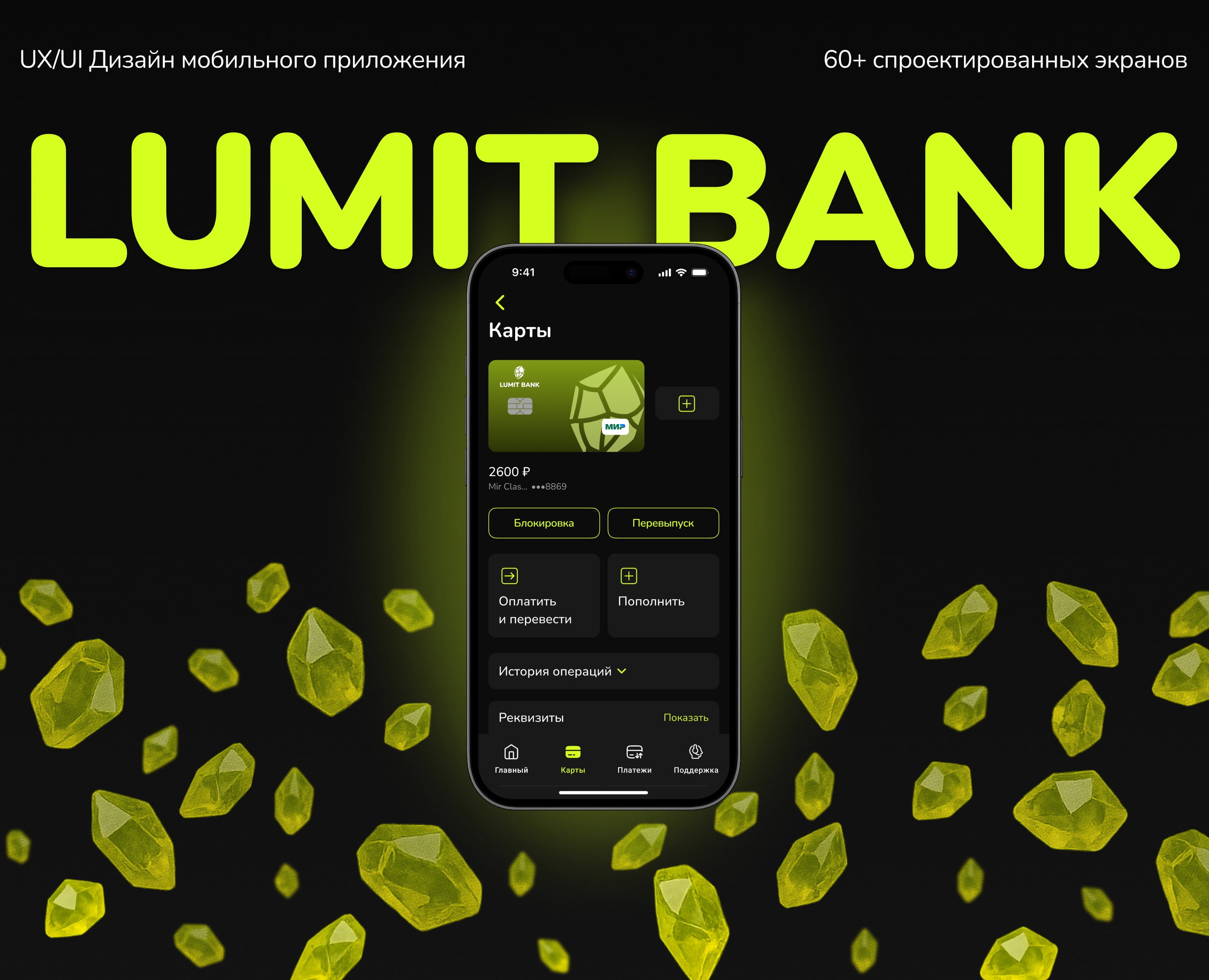 Дизайн мобильного приложения — Интерфейсы на Dprofile