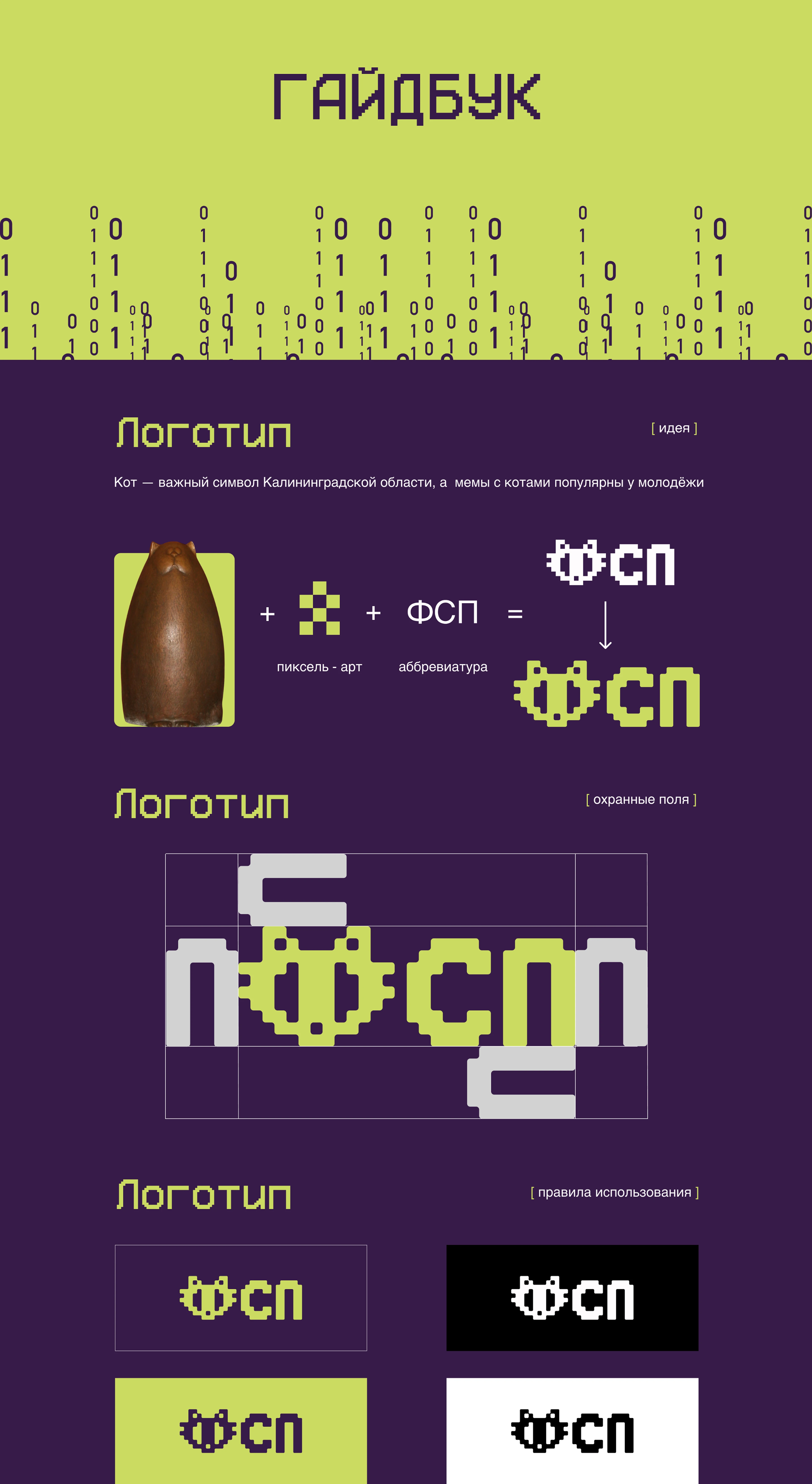 Брендбук для федерации спортивного программирования (ФСП) — Изображение №3 — Брендинг на Dprofile