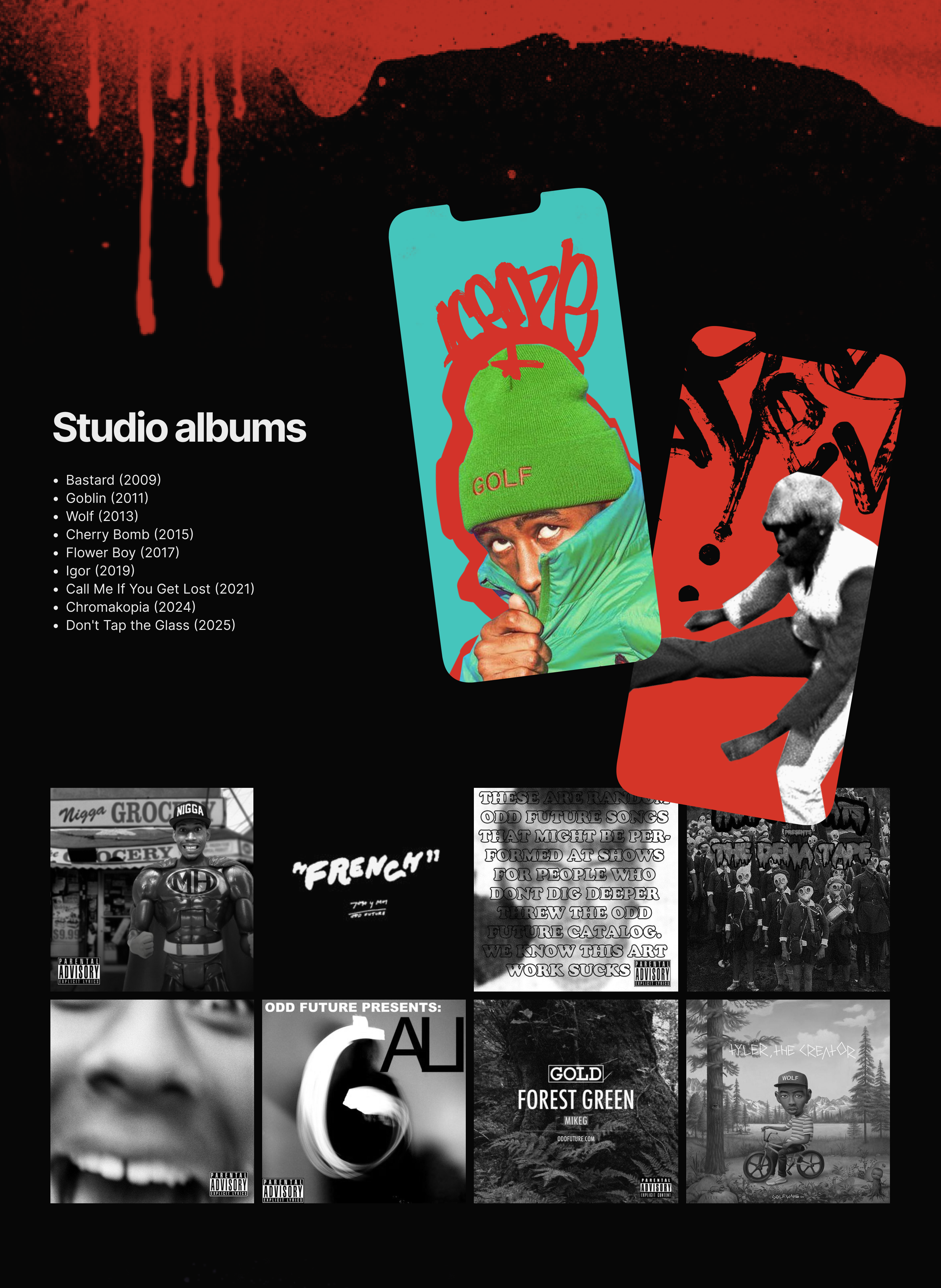 Tyler, The Creator — Изображение №4 — Интерфейсы, Графика на Dprofile