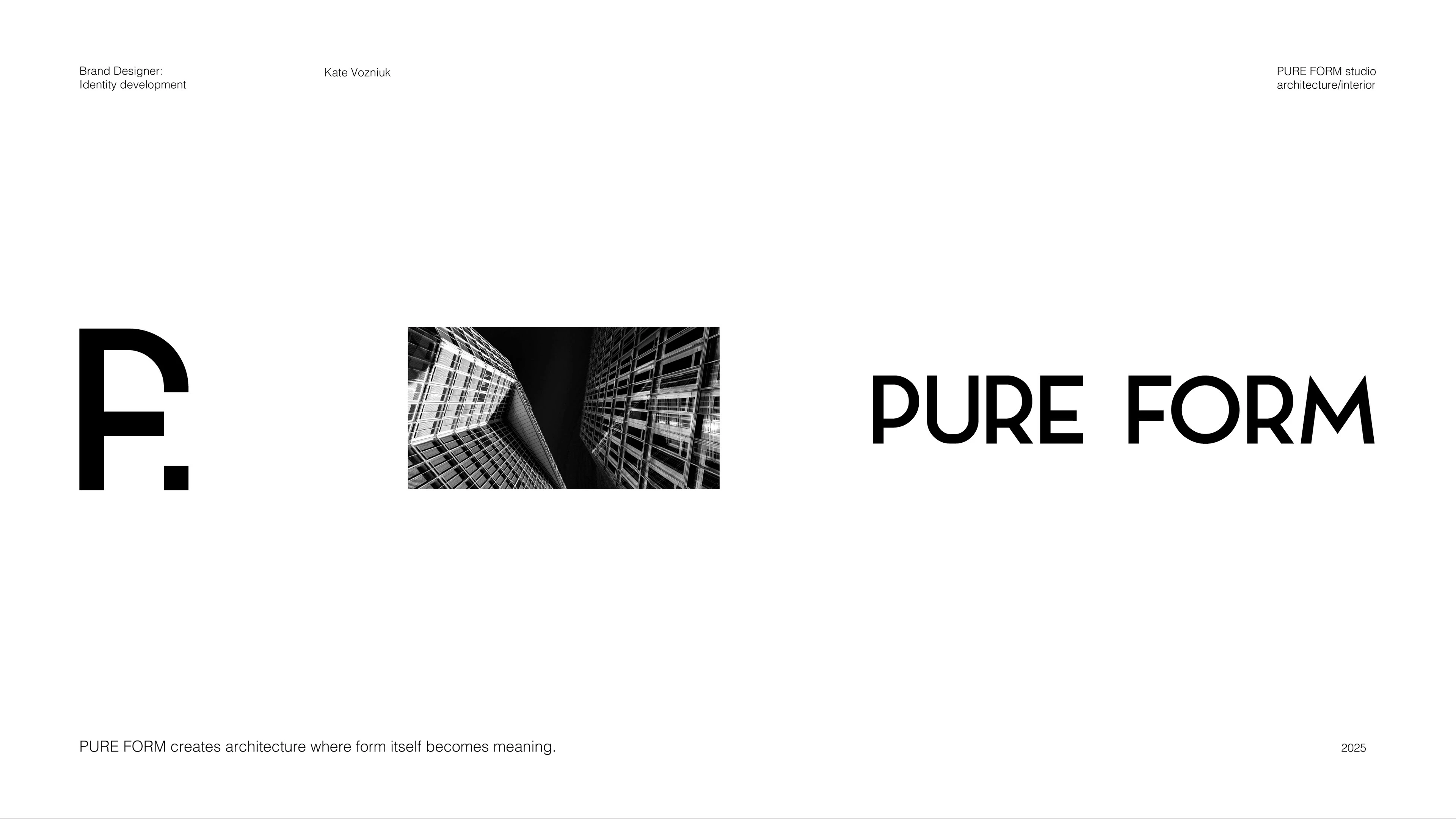 айдентика/фирменный стиль для архитектурной студии — Изображение №1 — Брендинг на Dprofile