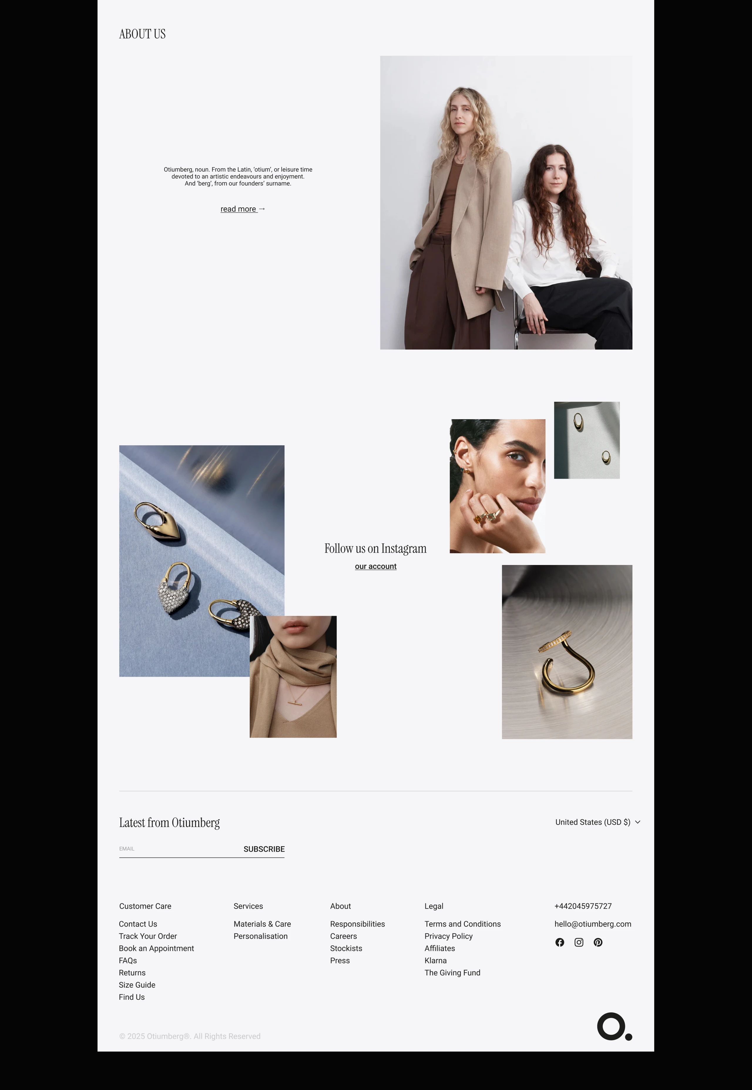 Otuimberg online jewelry store design concept — Изображение №5 — Интерфейсы на Dprofile