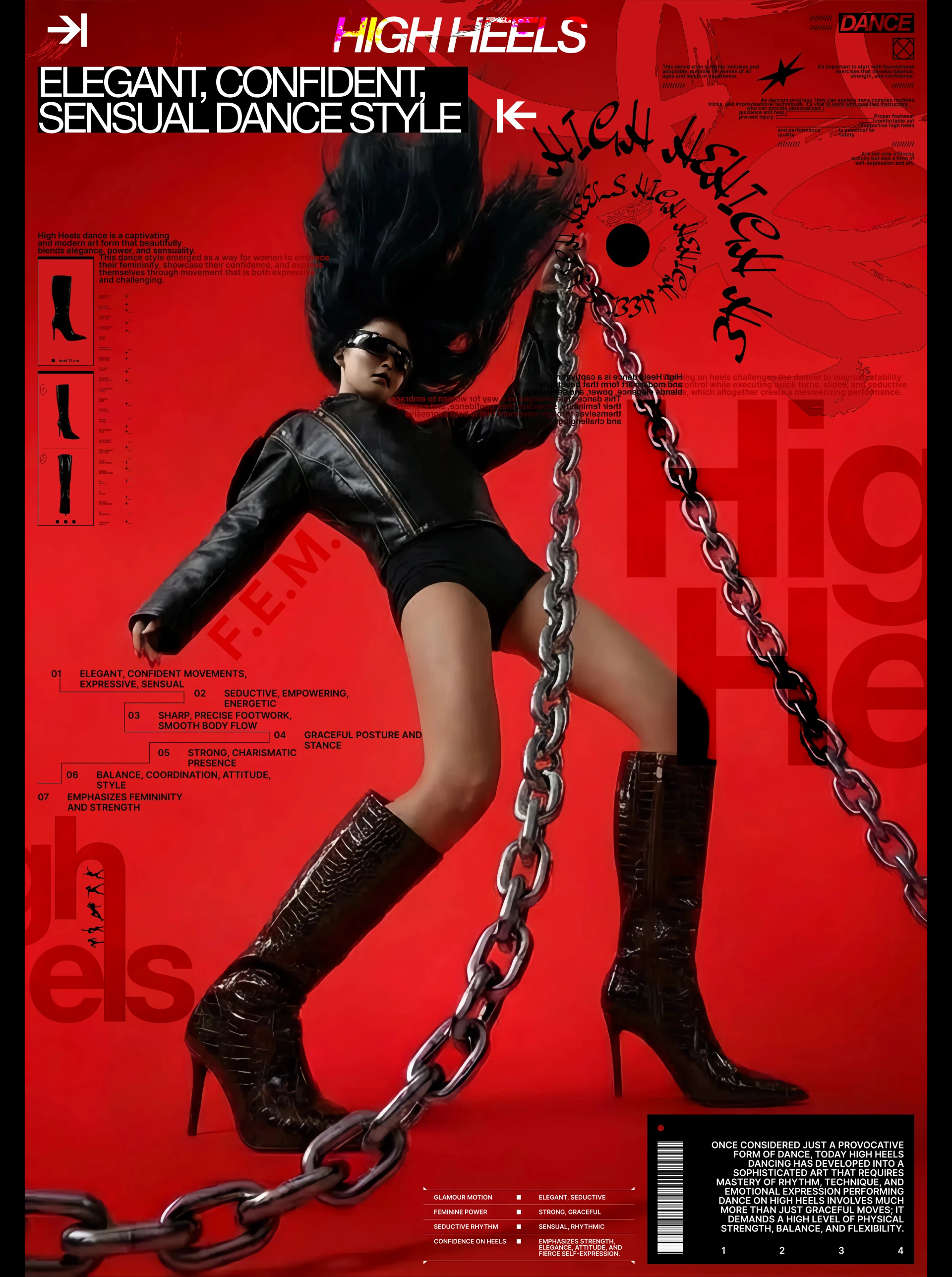 Posters series | Dance & Fashion — Изображение №4 — Графика, Маркетинг на Dprofile