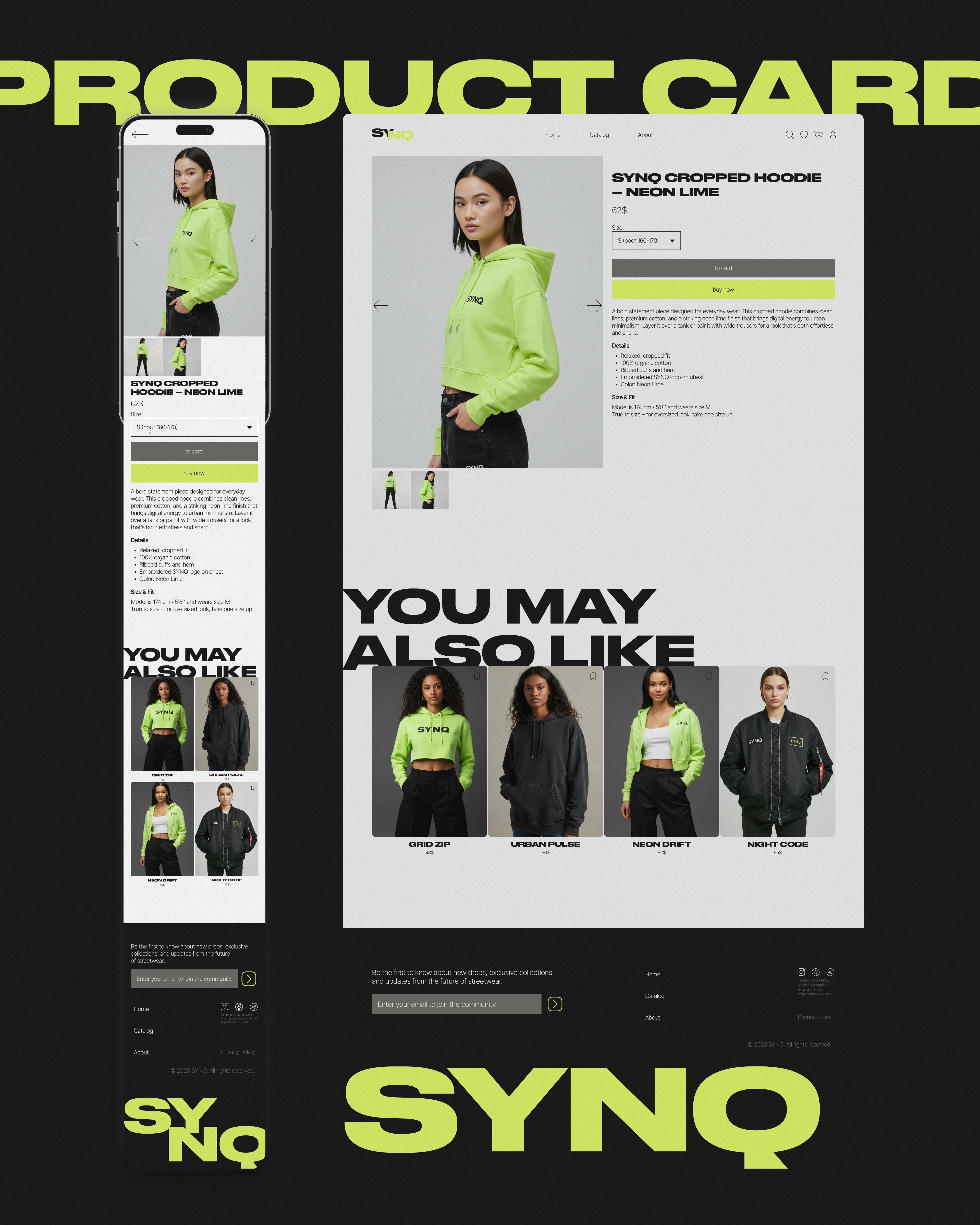 SYNQ | E-commerce Website Design Concept — Изображение №12 — Интерфейсы на Dprofile