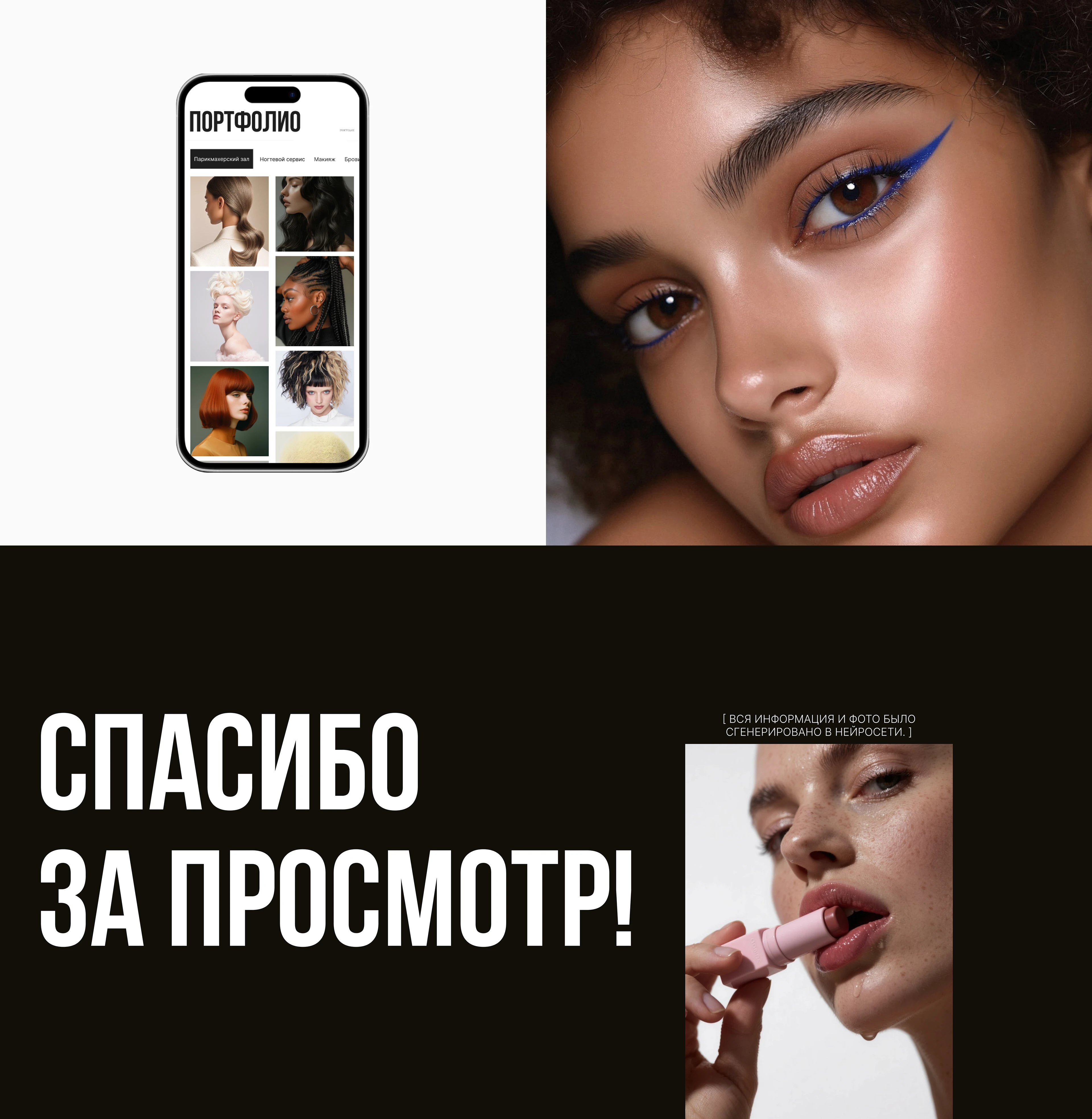 STUDIO COCOS — лендинг для студии красоты — Изображение №6 — Интерфейсы на Dprofile