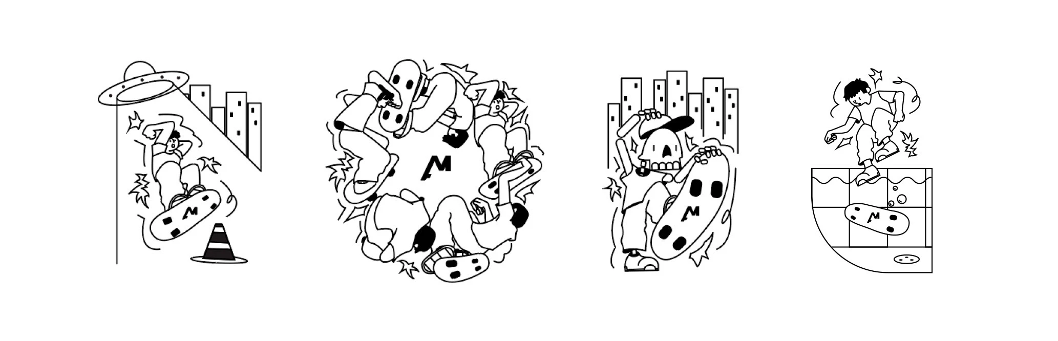 СКЕЙТБРЕНД МАНУАЛ — Изображение №2 — Брендинг, Иллюстрация на Dprofile