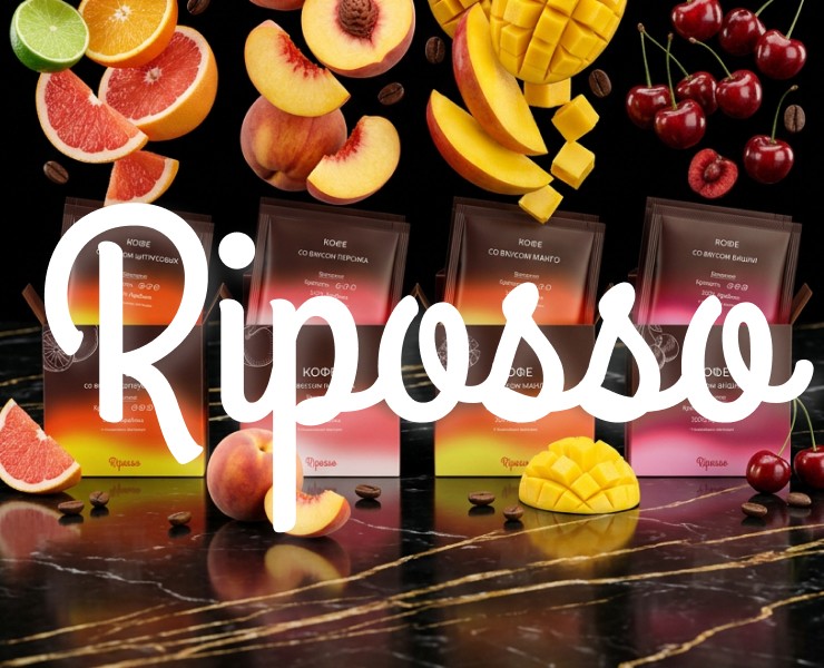 Riposso - кофе в порциональных фильтрах — Интерфейсы, Брендинг на Dprofile