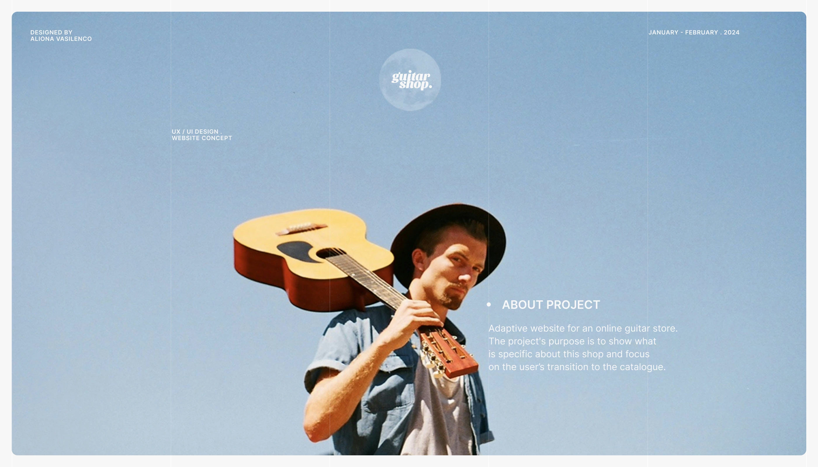 Дизайн сайта интернет-магазина гитар — Изображение №1 — Интерфейсы на Dprofile