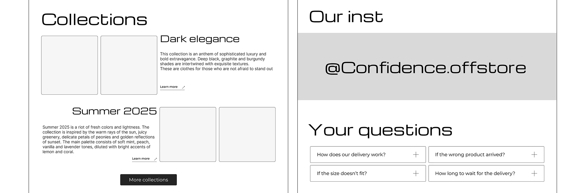 Confidence | website — Изображение №8 — Интерфейсы на Dprofile