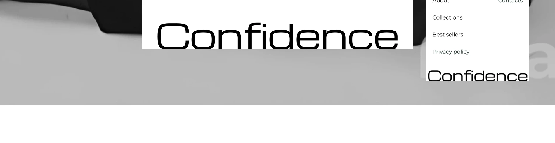 Confidence | website — Изображение №23 — Интерфейсы на Dprofile