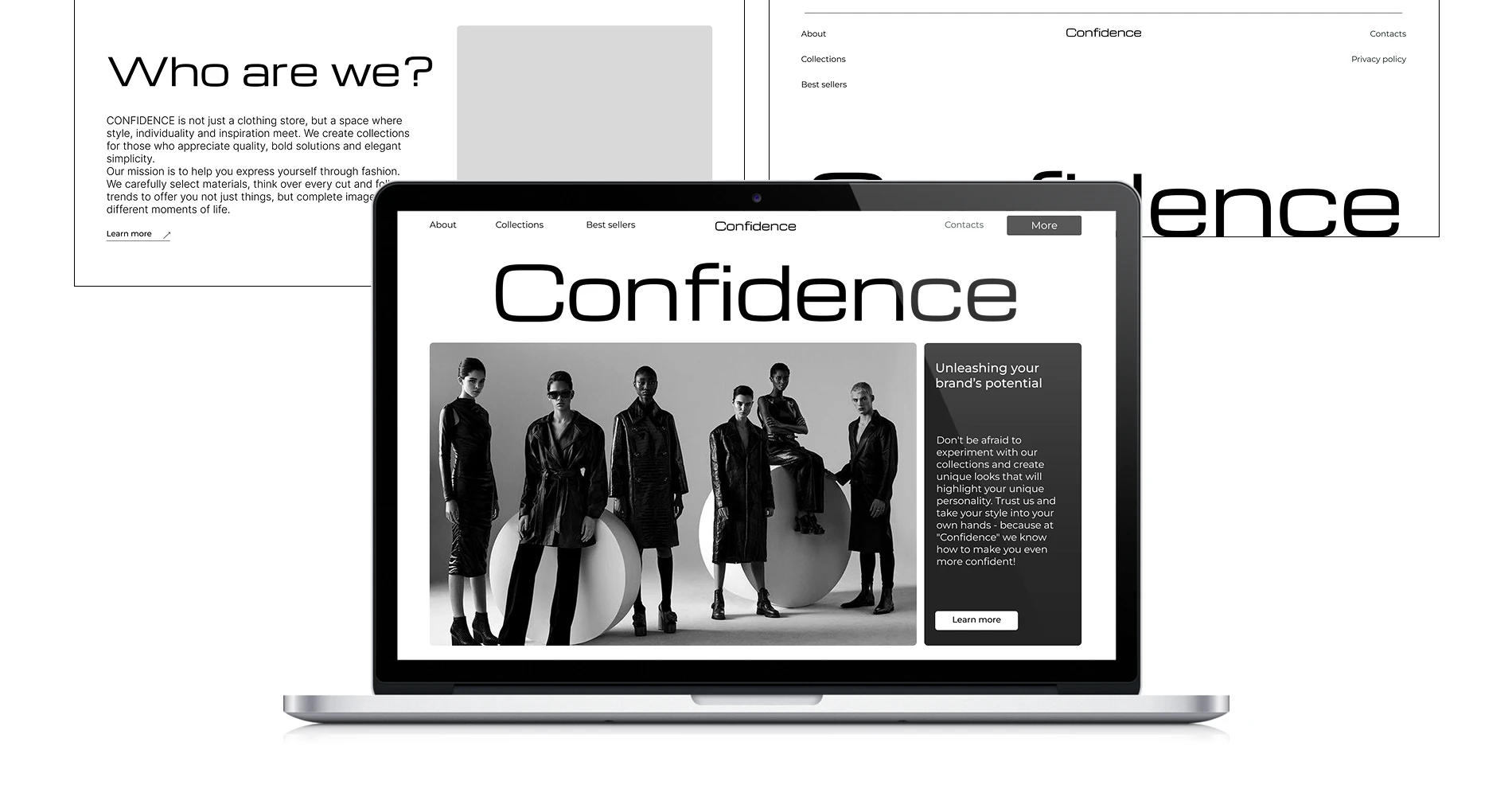 Confidence | website — Изображение №9 — Интерфейсы на Dprofile
