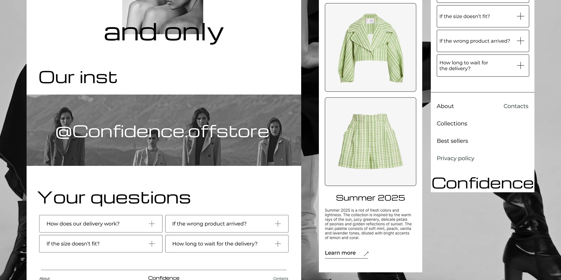 Confidence | website — Изображение №16 — Интерфейсы на Dprofile