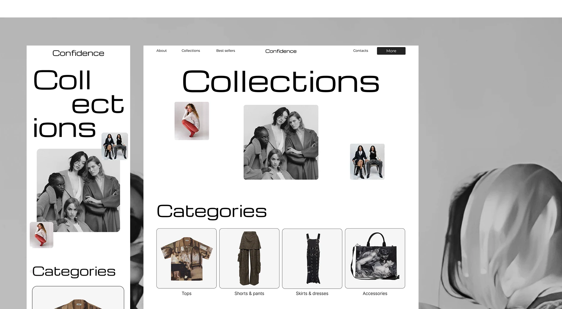 Confidence | website — Изображение №19 — Интерфейсы на Dprofile