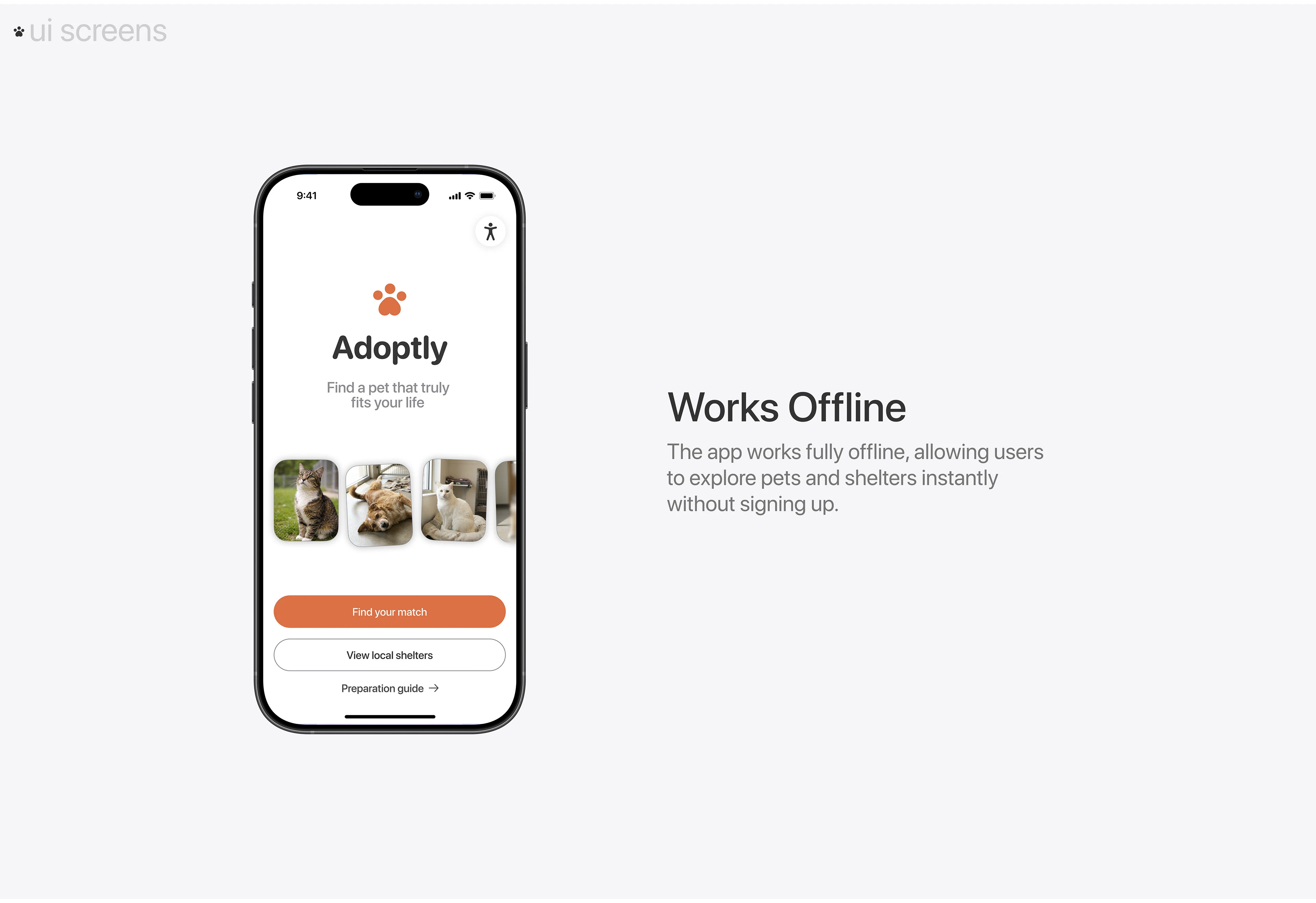 Adoptly — Pet Adoption Mobile App — Изображение №9 — Интерфейсы на Dprofile
